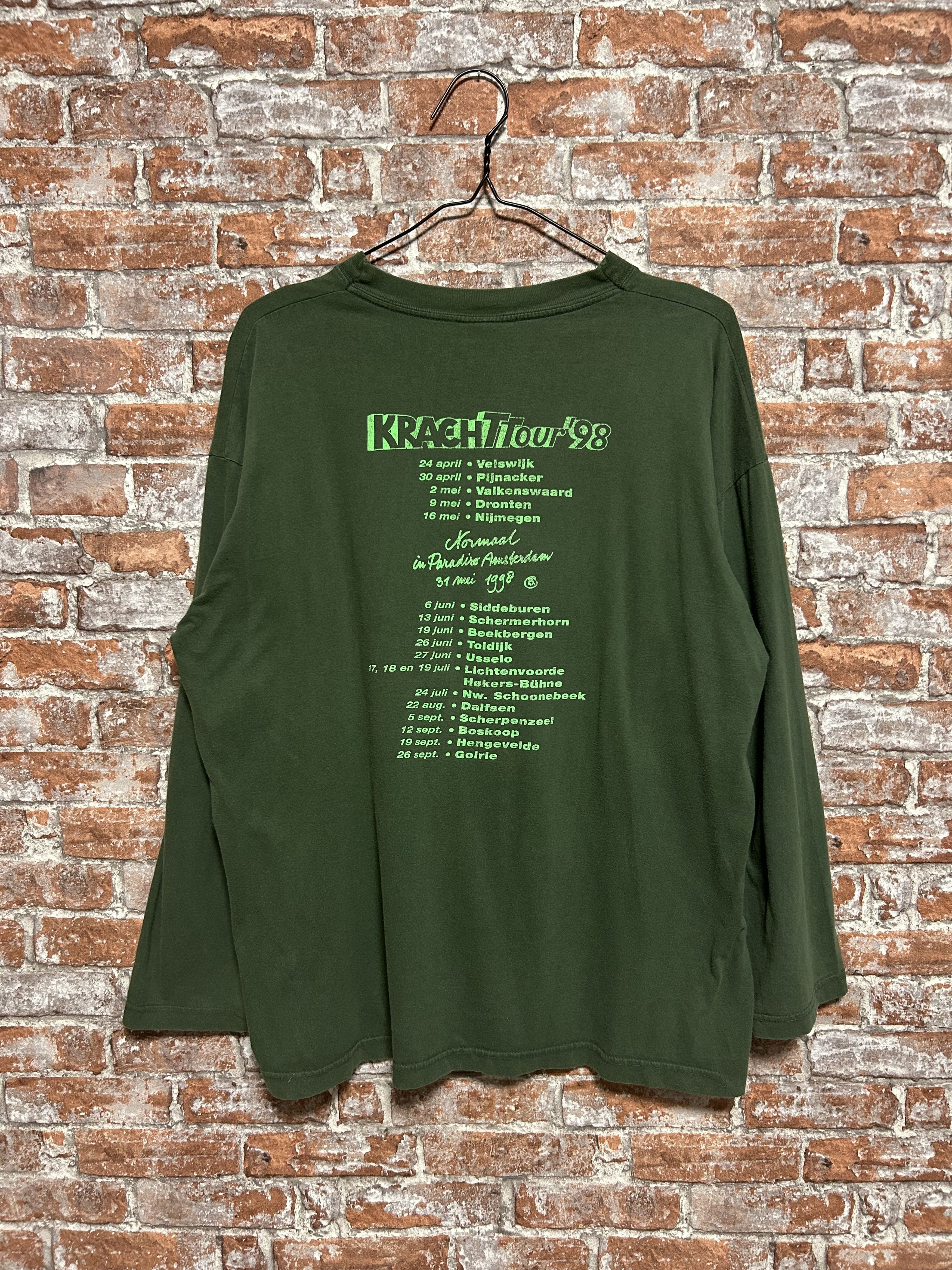 Band Tees Vintage 1998 Normaal Rock Band Tour Long Sleeve Shirt Size US XL / EU 56 / 4 - 2 Thumbnail
