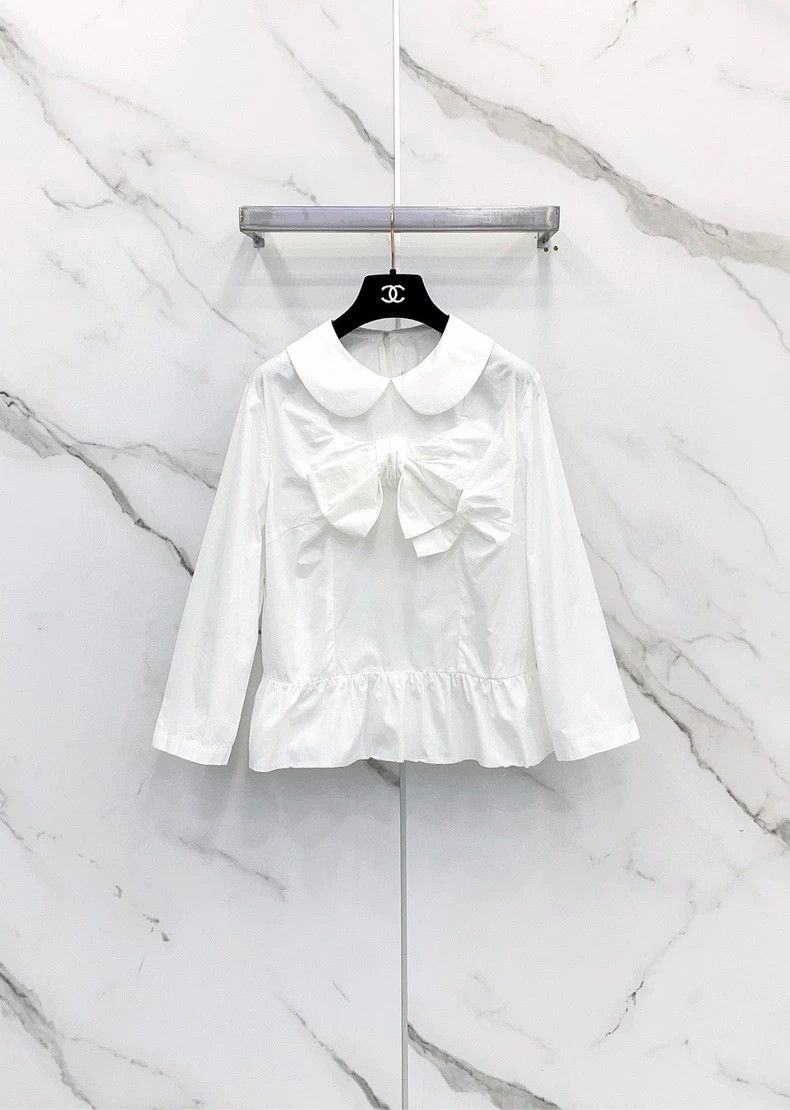 Comme des Garcons Comme des Garcons White Doll Collar Shirt Size US M / EU 48-50 / 2 - 1 Thumbnail