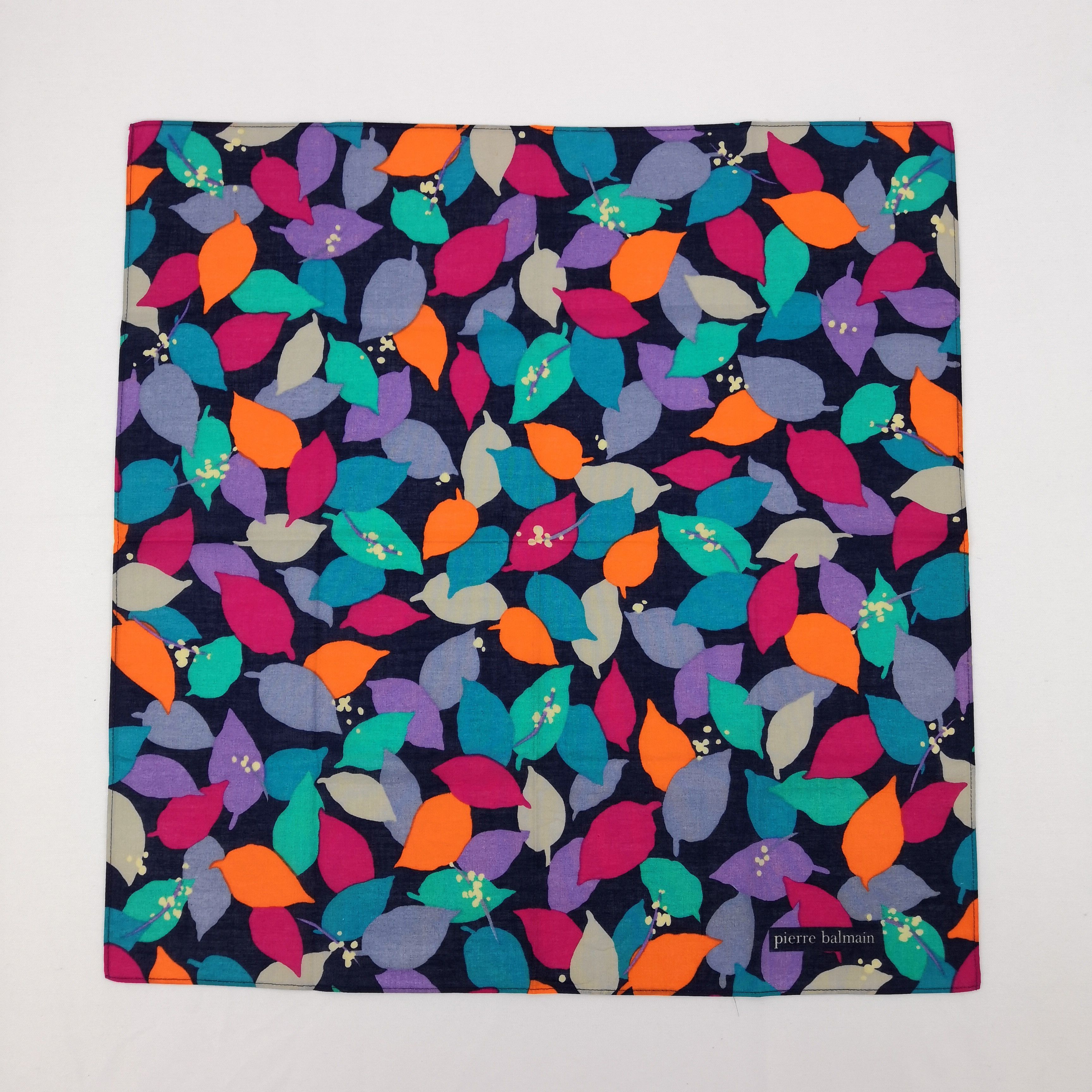 Japanese Brand Vintage Pierre Balmain Handkerchief Neckerchief Bandana Size ONE SIZE - 2 Thumbnail