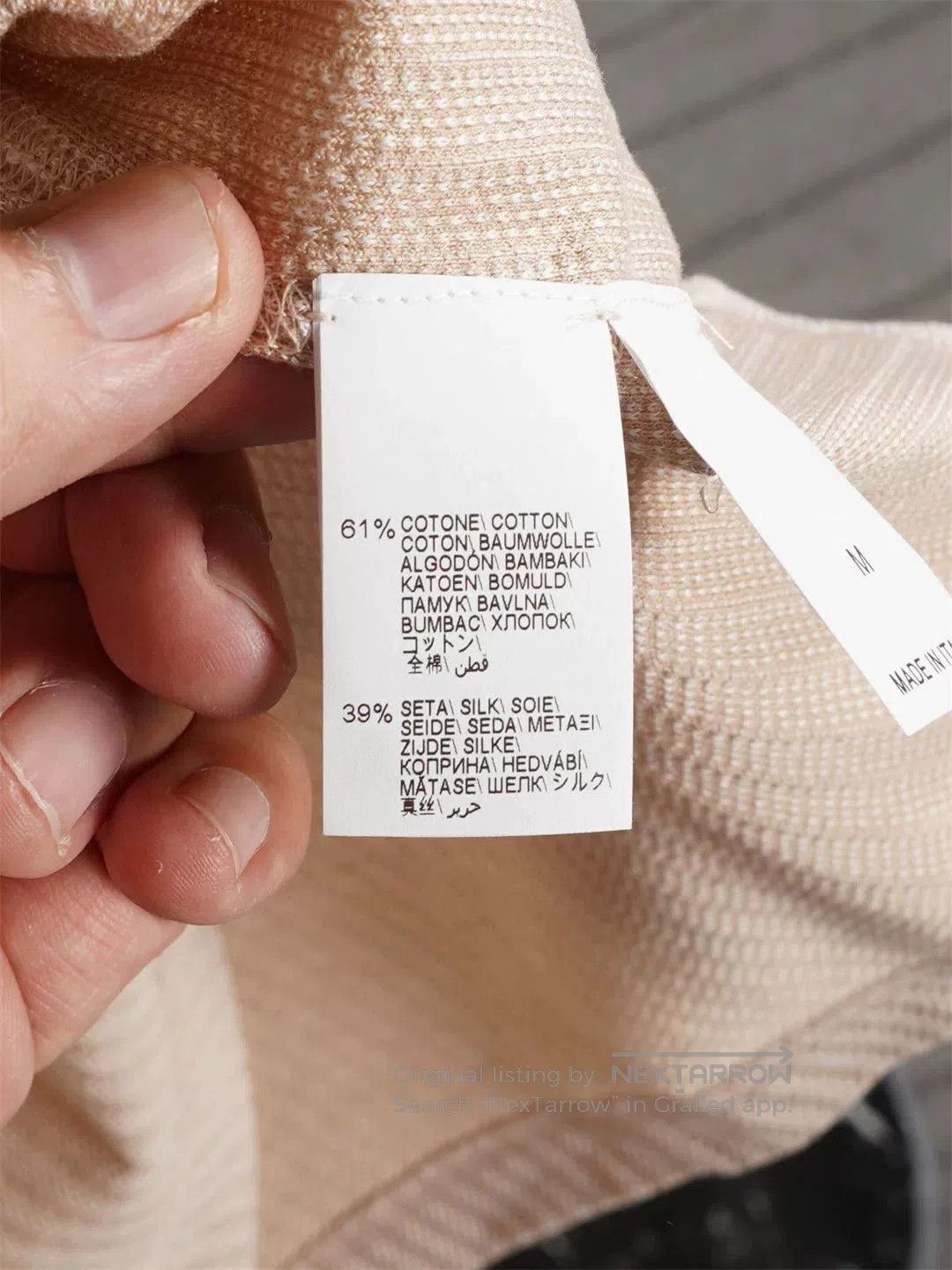 Brunello Cucinelli Brunello Cucinelli Men's Long Sleeve T. Size US M / EU 48-50 / 2 - 6 Thumbnail