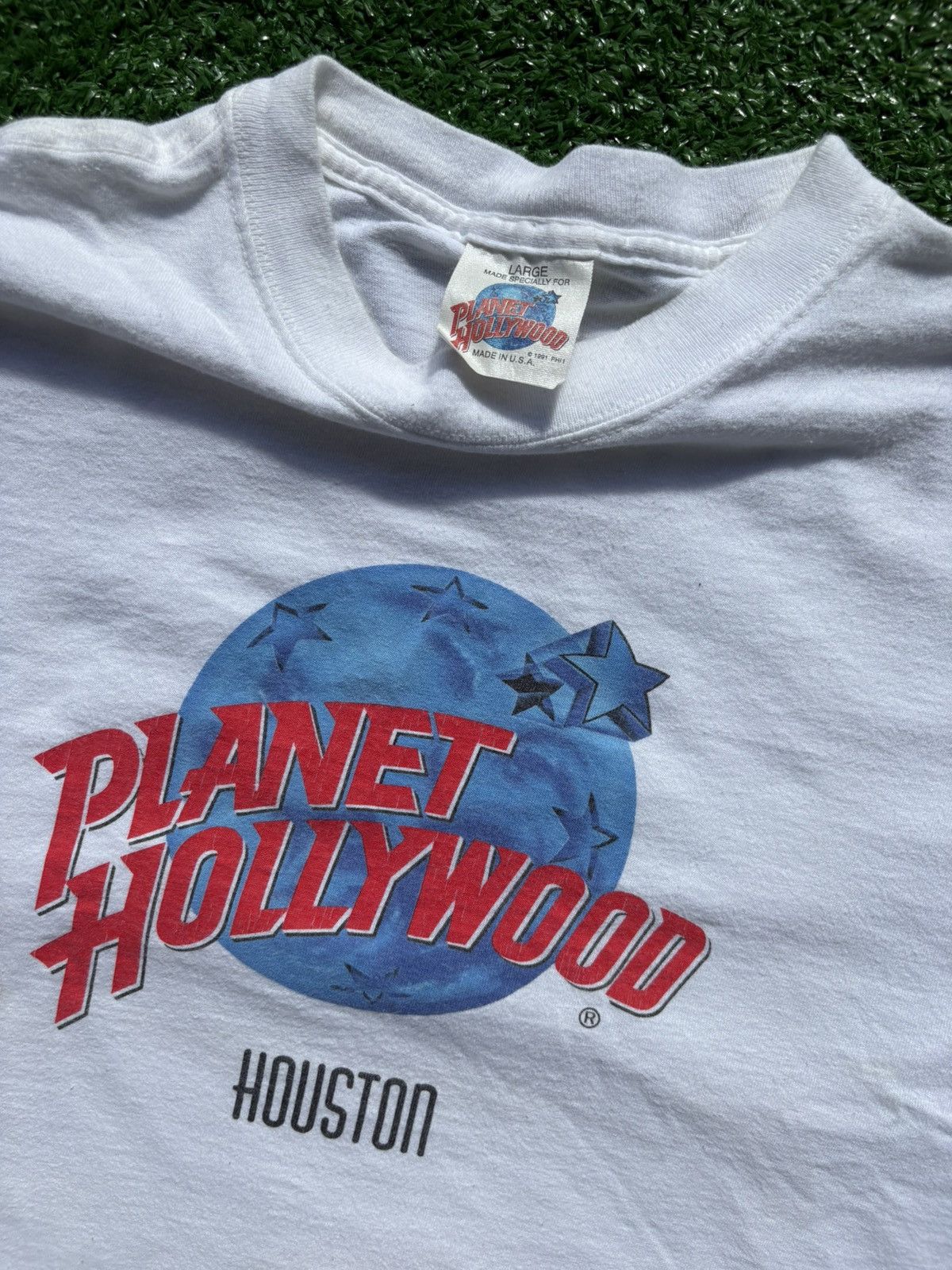 Planet Hollywood × Vintage Vintage Planet Hollywood Houston shirt Size US L / EU 52-54 / 3 - 3 Thumbnail