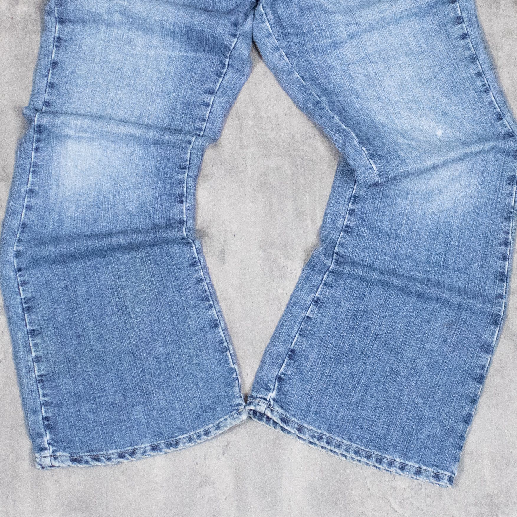 Japanese Brand Y2K 2000's Midwash Baggy Relax Fit Wide JNCO Denim Pant's Size US 34 / EU 50 - 3 Thumbnail