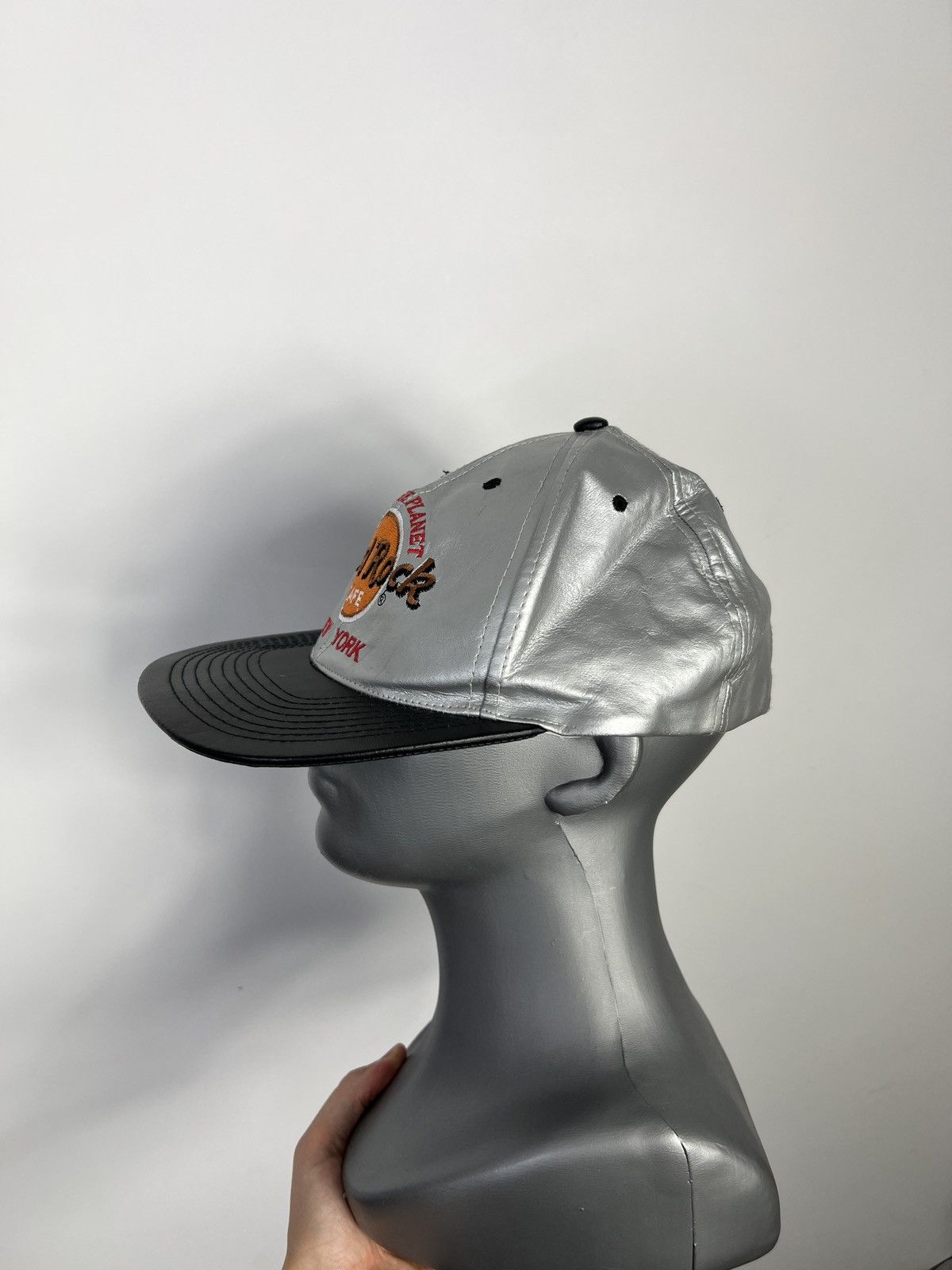 Hard Rock Cafe Leather Cap Hard Rock Cafe New York Vintage 90’s Size ONE SIZE - 2 Thumbnail