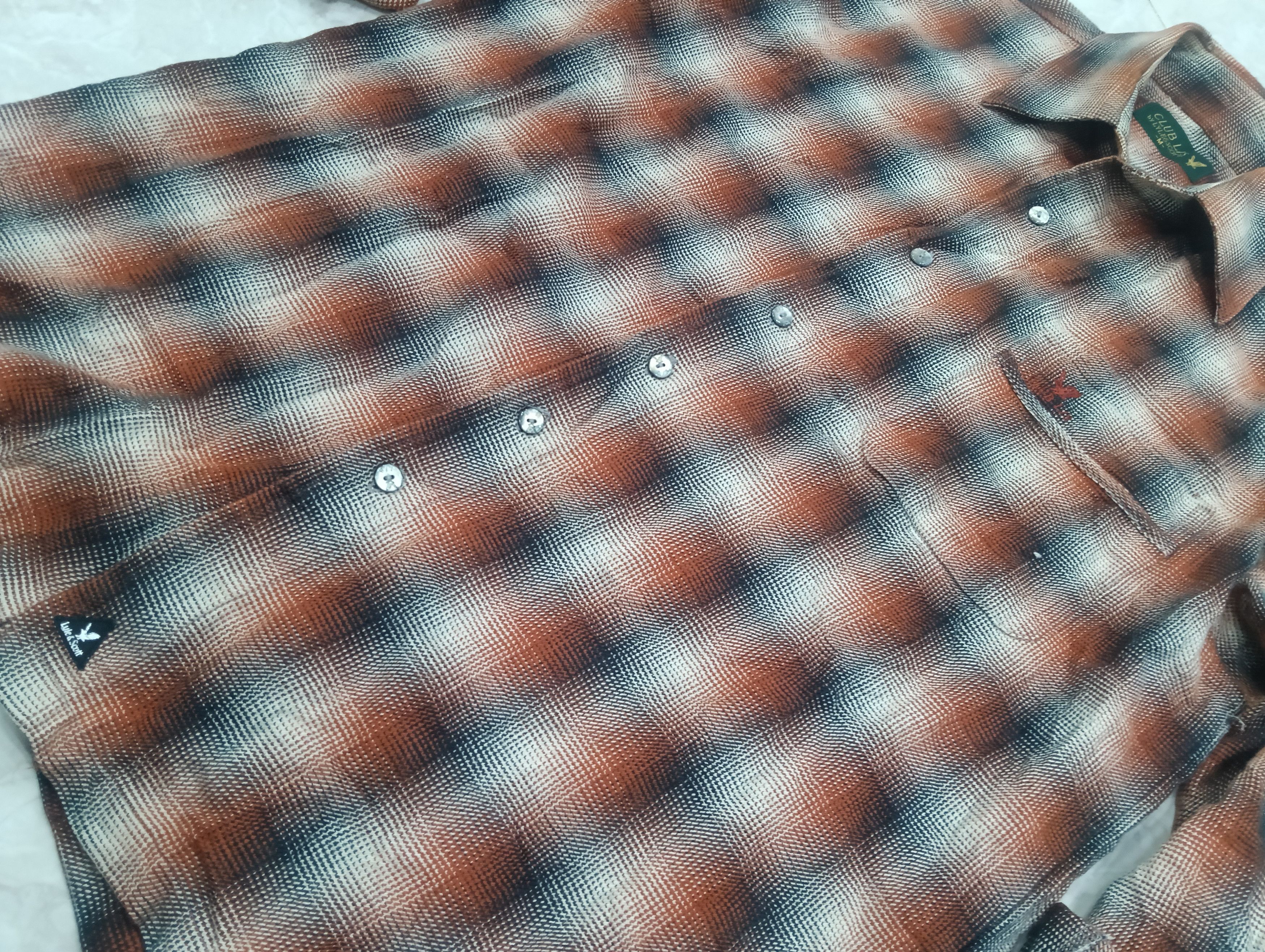 Lyle & Scott Vintage Shadow Plaid Button Up Shirt Like Arrow Chevella Size US L / EU 52-54 / 3 - 4 Thumbnail