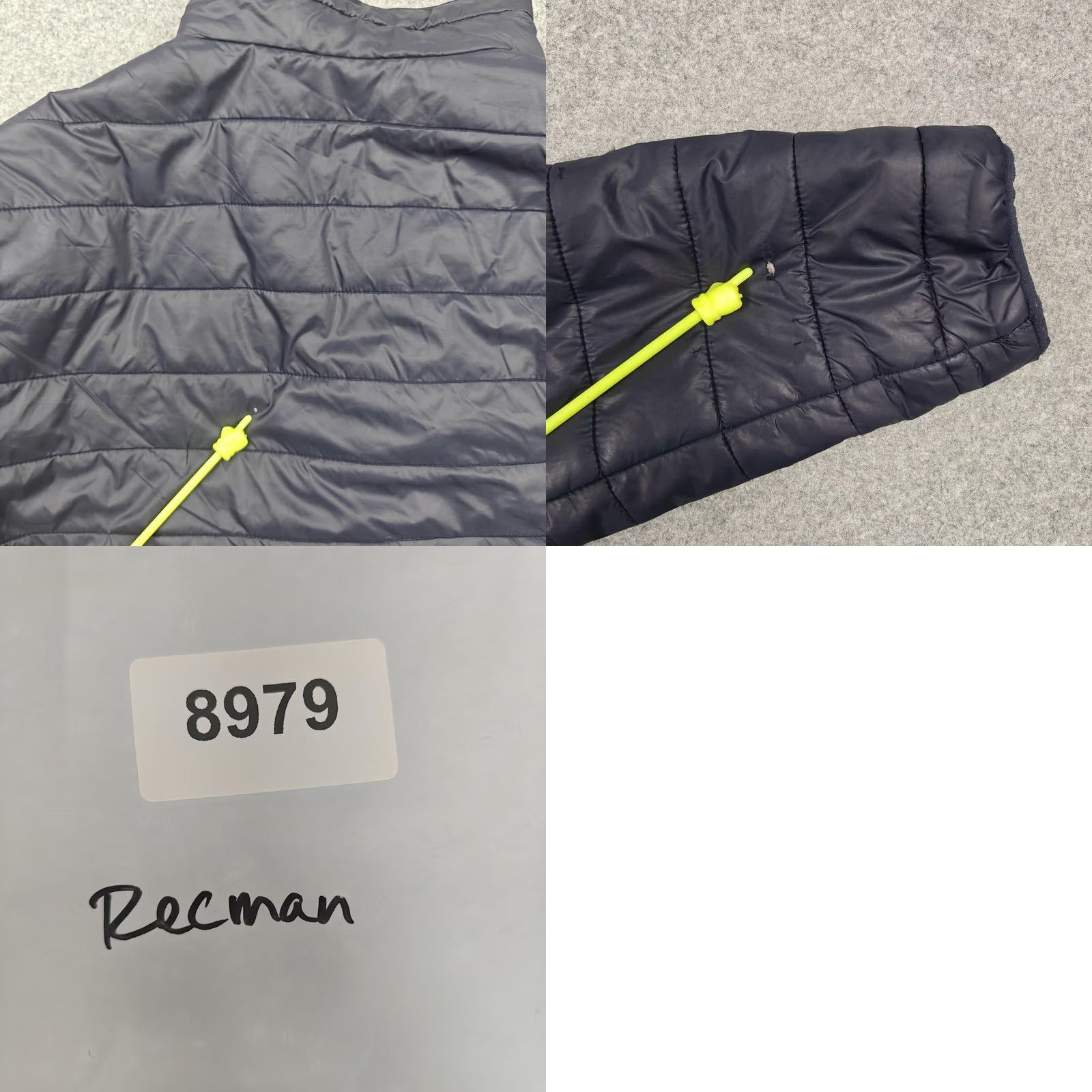 Vintage VINTAGE Recman Jacket Mens 56 Blue Quilted Puffer Insulated Full Zip Pockets Outdoor Size US XL / EU 56 / 4 - 9 Thumbnail