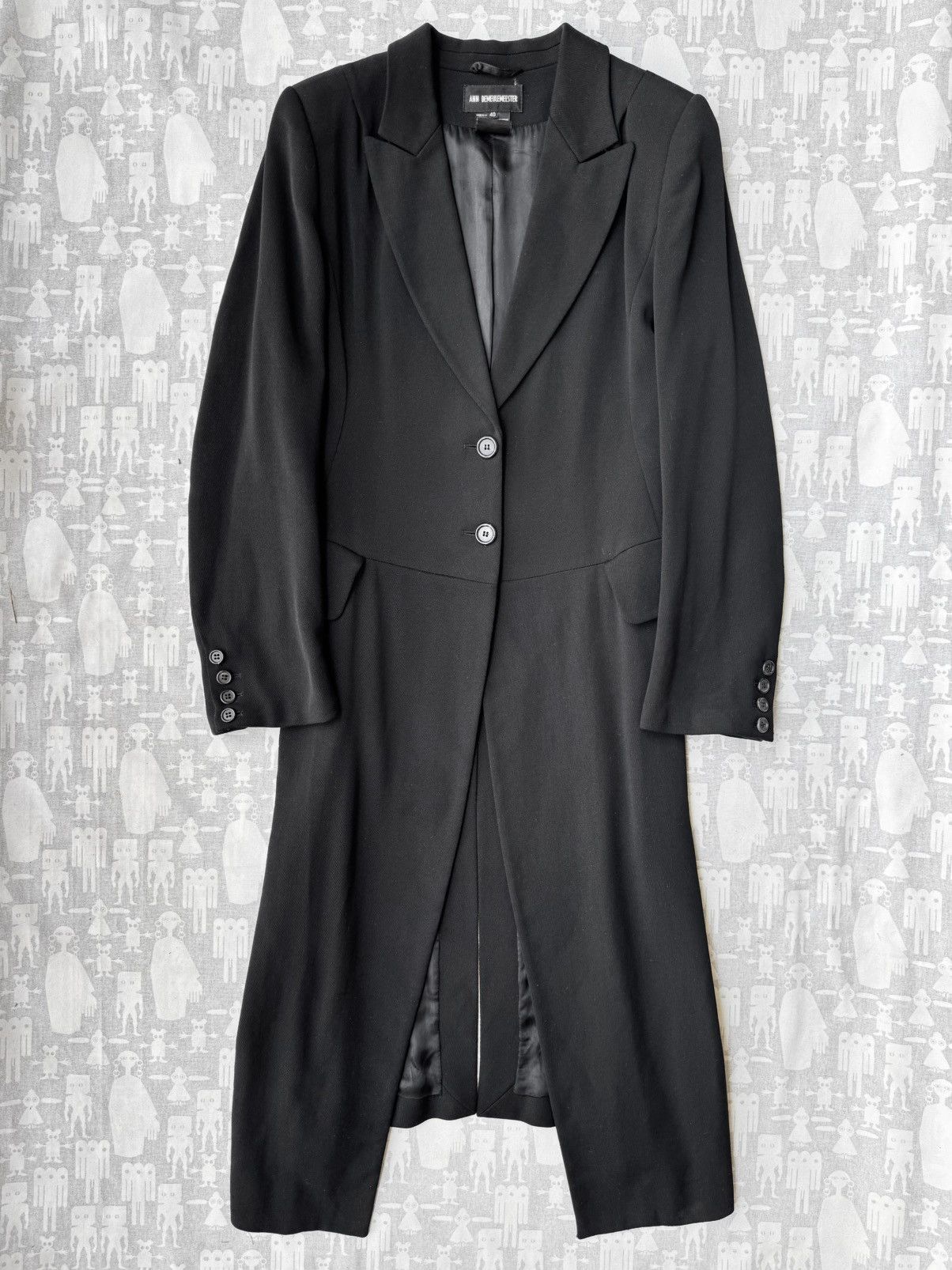 Ann Demeulemeester Ann Demeulemeester AW04 Riding Tailcoat Size S / US 4 / IT 40 - 1 Thumbnail