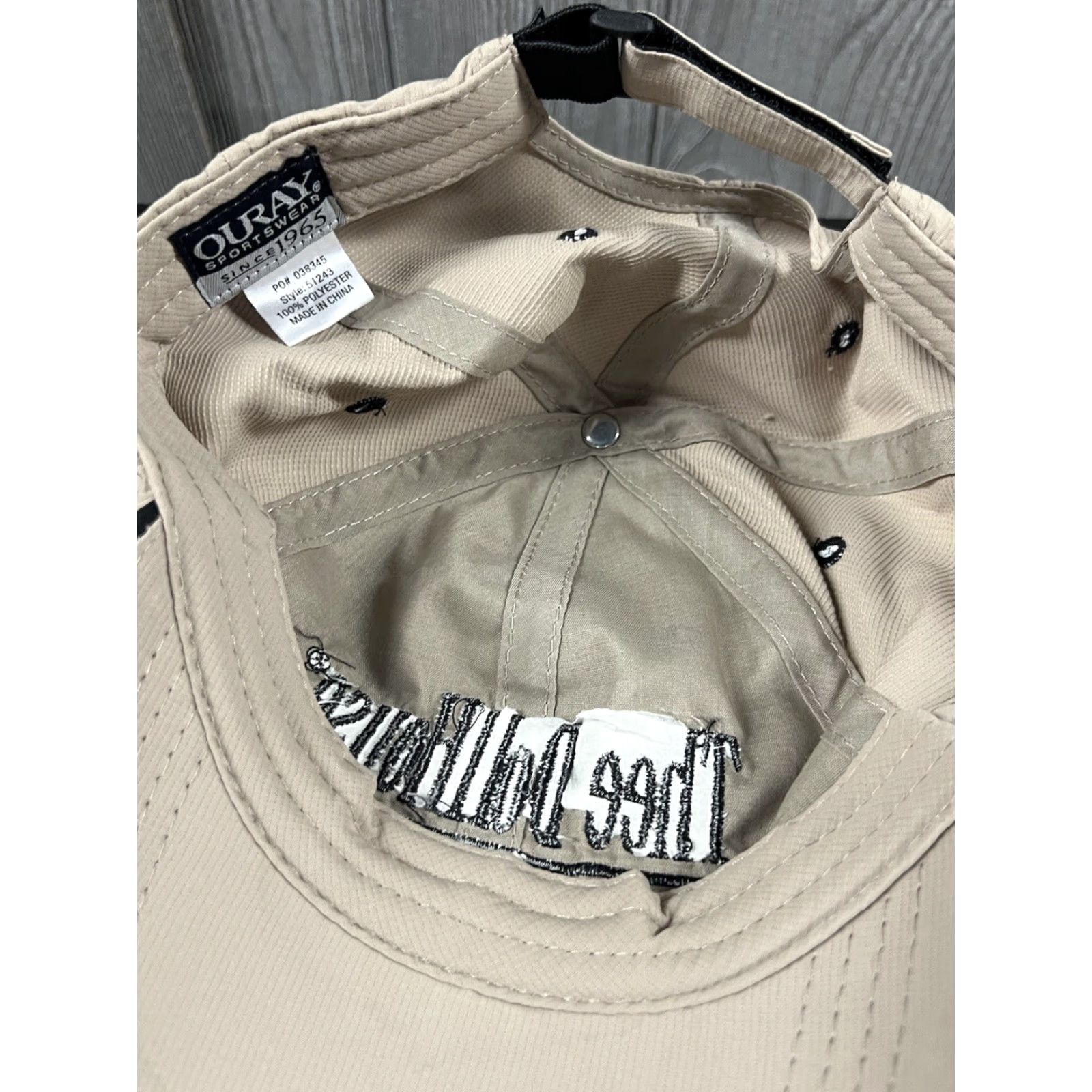 Vintage Ouray Thee Dollhouse Strapback Dad Hat Beige OSFA Men Baseball Cap Adjustable Lightweight Breathable Size ONE SIZE - 7 Thumbnail