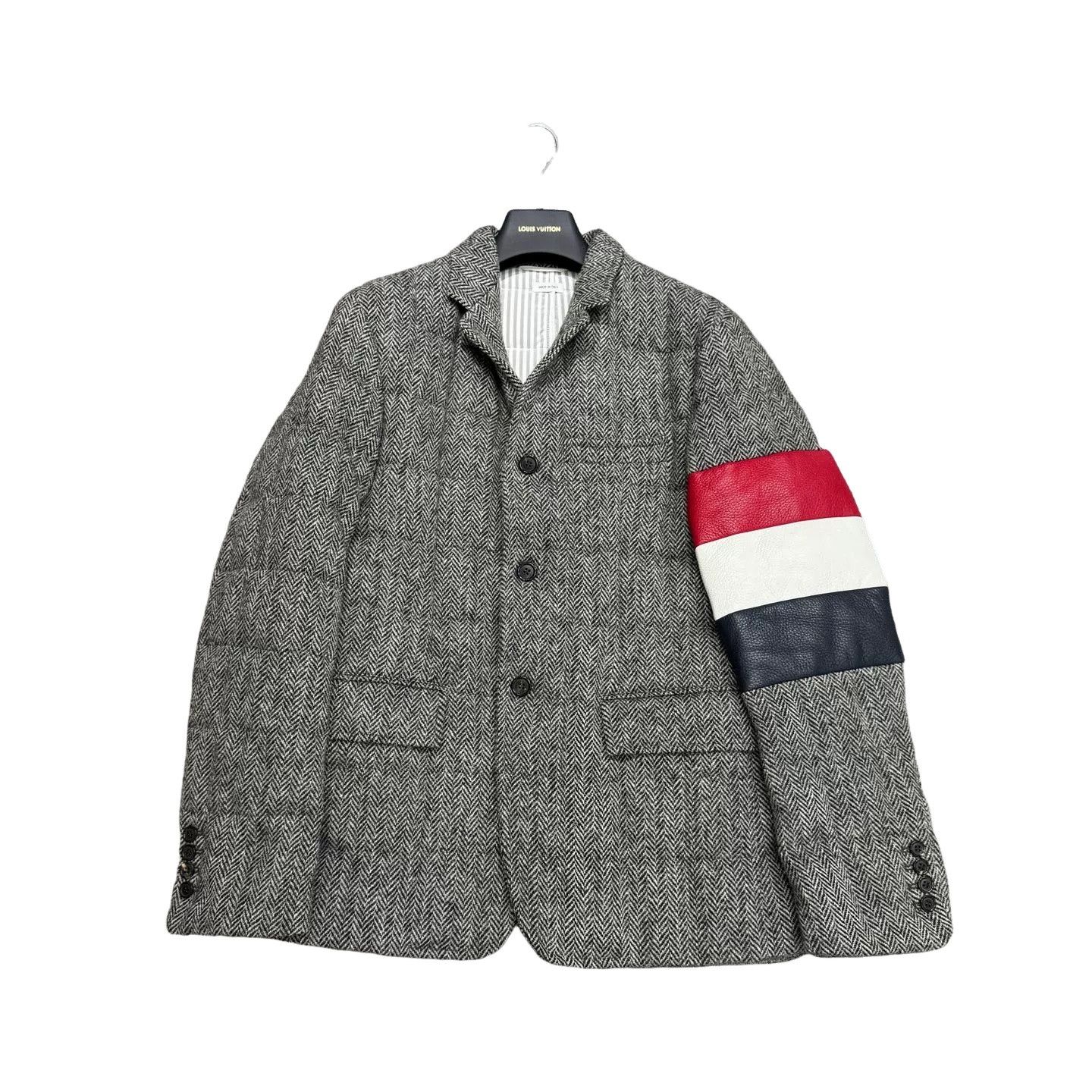 Thom Browne Thom Browne Herringbone Down Blazer Size M Size 38R - 1 Thumbnail