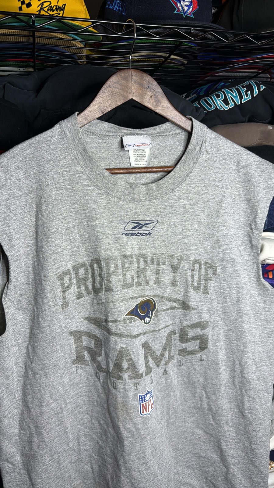 Reebok Vintage NFL St. Louis Rams Sleeveless Shirt Size US L / EU 52-54 / 3 - 2 Thumbnail