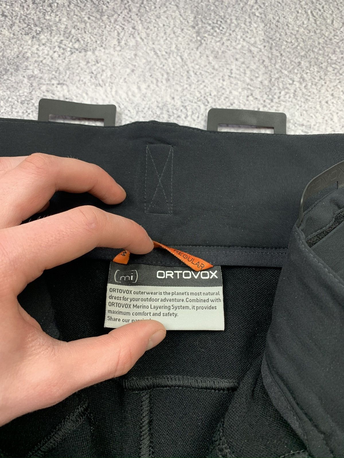 ORTOVOX Ortovox Womens Ski Pants Black L Shell Waterproof Light Size 32" / US 10 / IT 46 - 6 Thumbnail