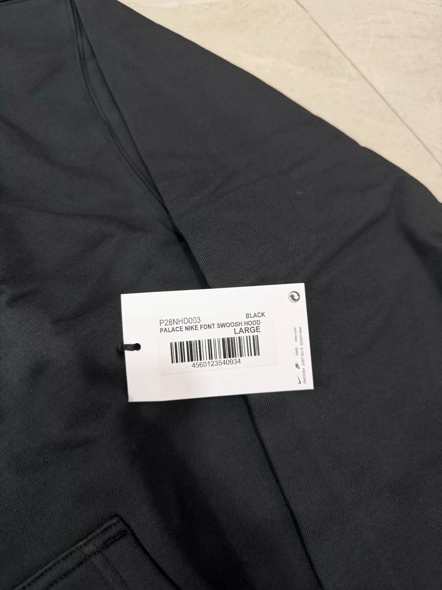 Nike PALACE x Nike SS26DROP10 FONTSWOOSH Hoodie Black L Size US L / EU 52-54 / 3 - 2 Thumbnail