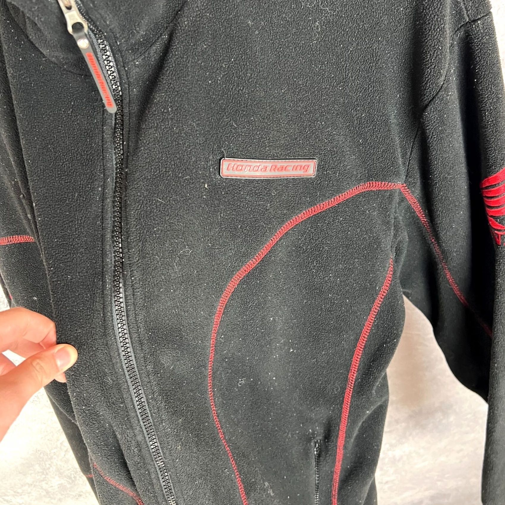 Honda Honda Racing Fleece Jacket Full Zip Black M Men’s Jacket Size US M / EU 48-50 / 2 - 7 Thumbnail