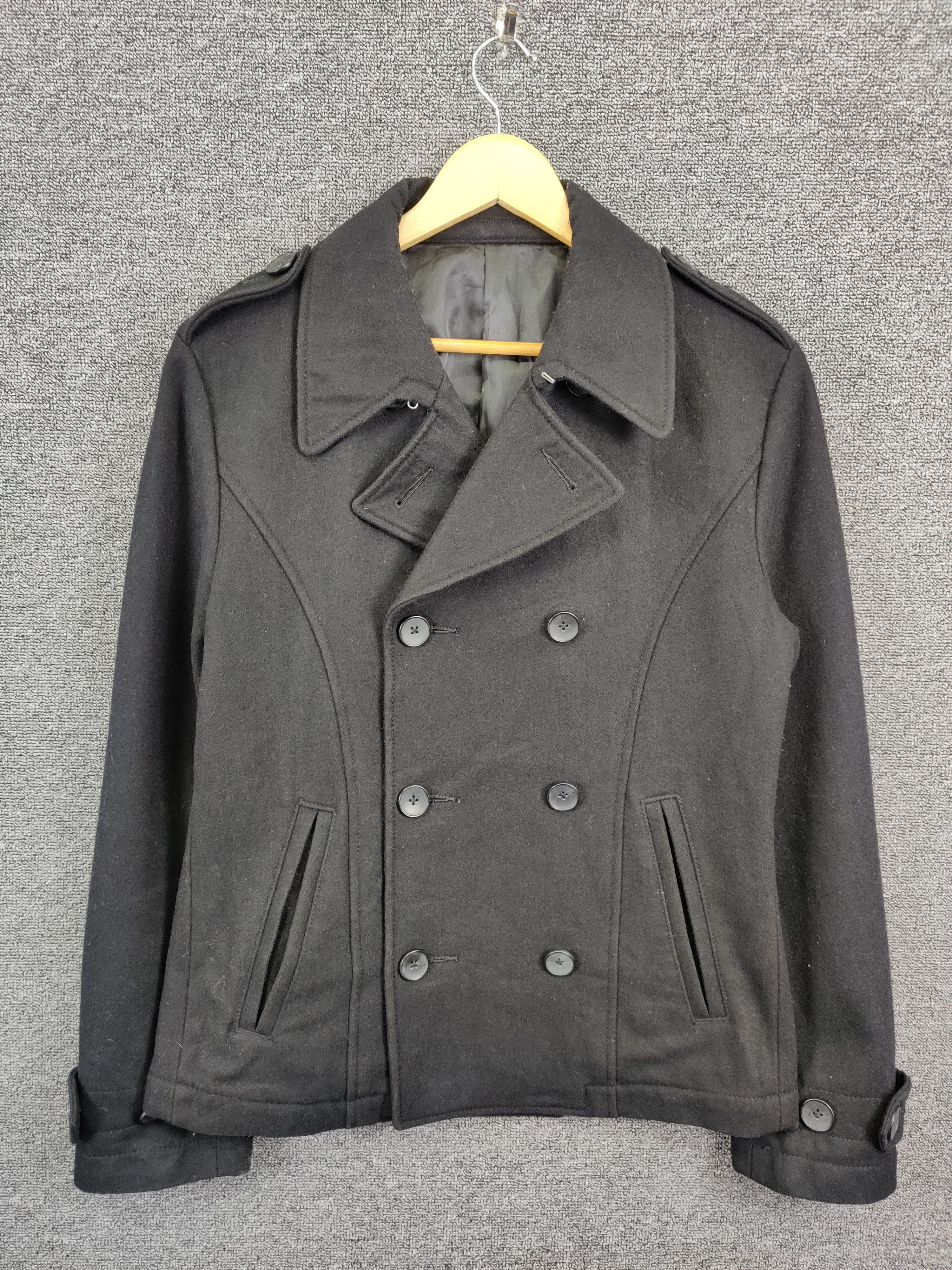 PPFM Vintage PPFM Wool Double Breasted Coat Jacket Size US L / EU 52-54 / 3 - 1 Thumbnail