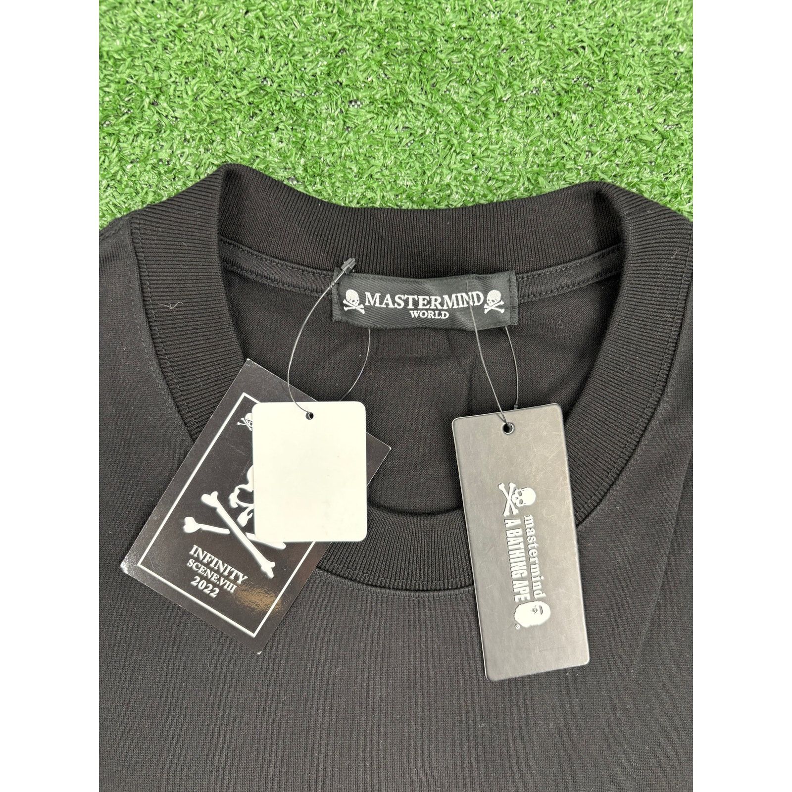 Mastermind Japan Mastermind World Boxy Faded Logo Black T-Shirt Size Medium Size US M / EU 48-50 / 2 - 6 Thumbnail