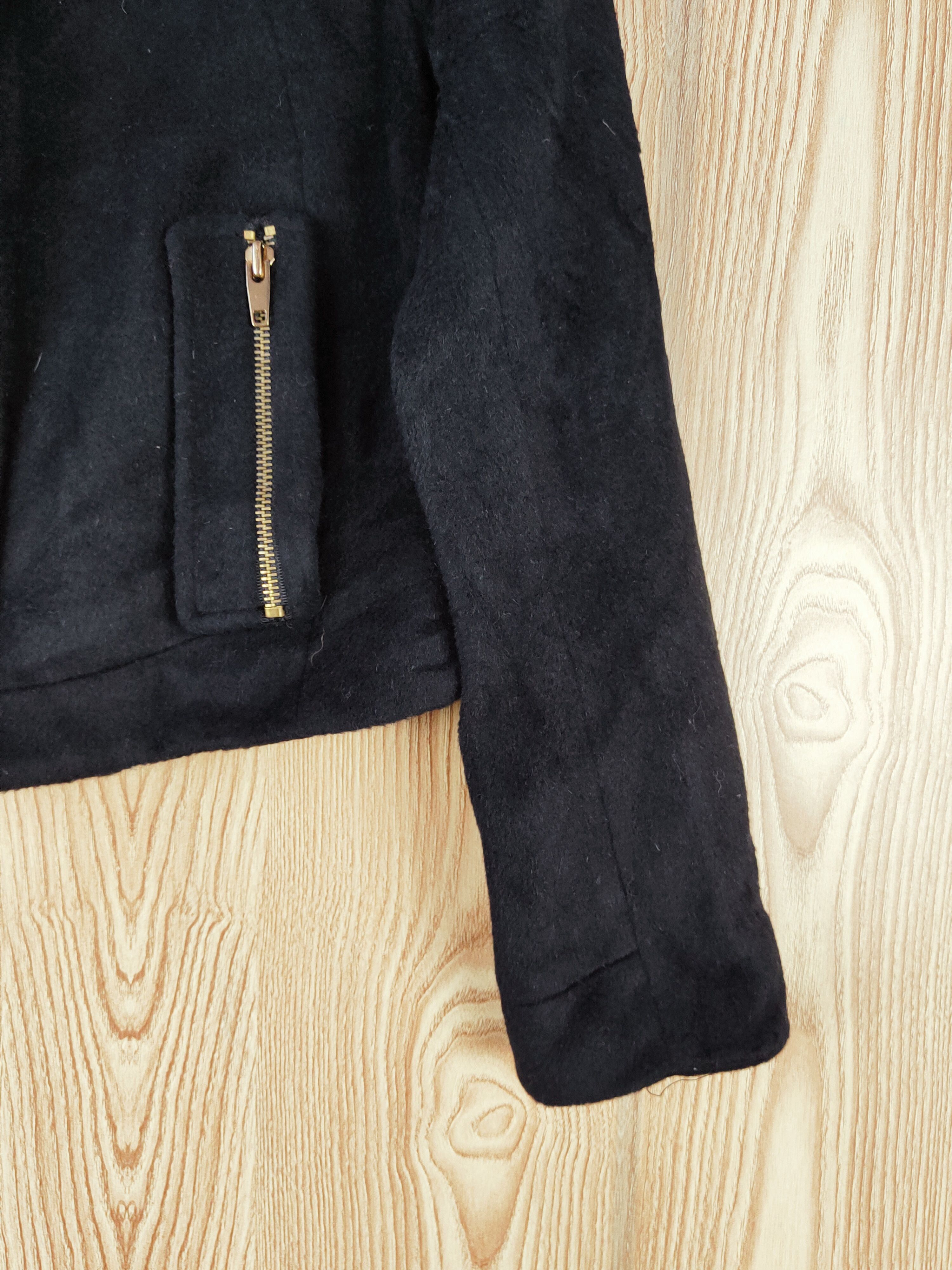 Japanese Brand × Vintage Artists Design 💥 Namu Black Wool Cropped Jackets Size S / US 4 / IT 40 - 6 Thumbnail