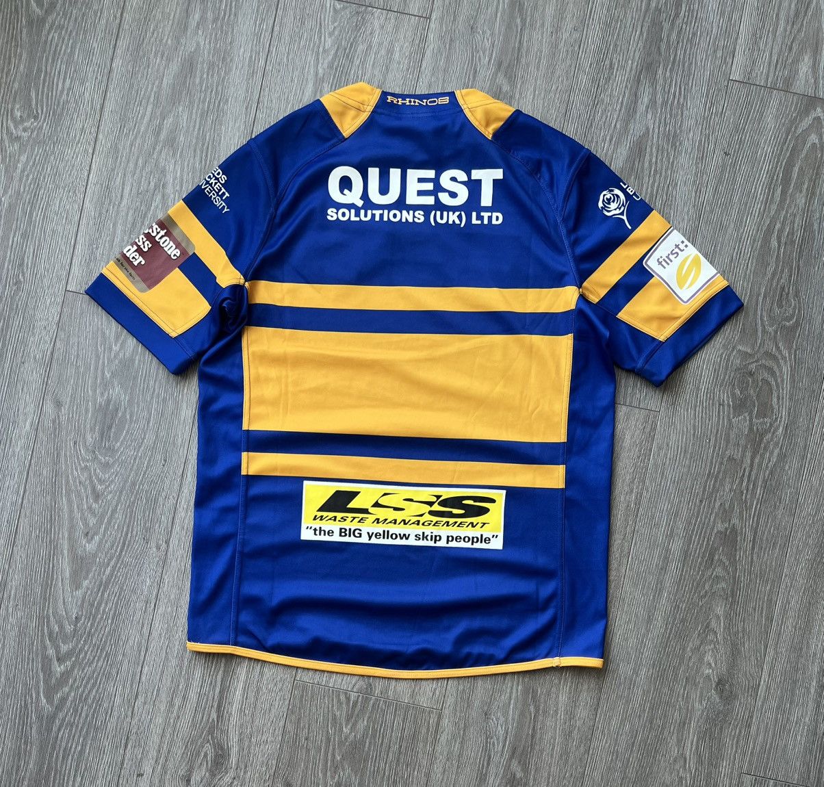 Other ISC Leeds Rhinos Rugby Jersey Blokecore Vintage Size US S / EU 44-46 / 1 - 15 Thumbnail