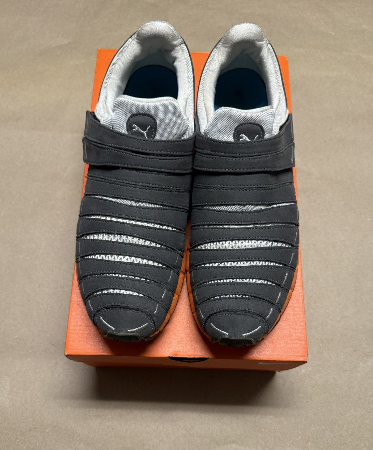 Puma Puma Osu NM Orange Grey Mens size 14 Casual Shoes Rare! Size US 14 / EU 47 - 3 Thumbnail