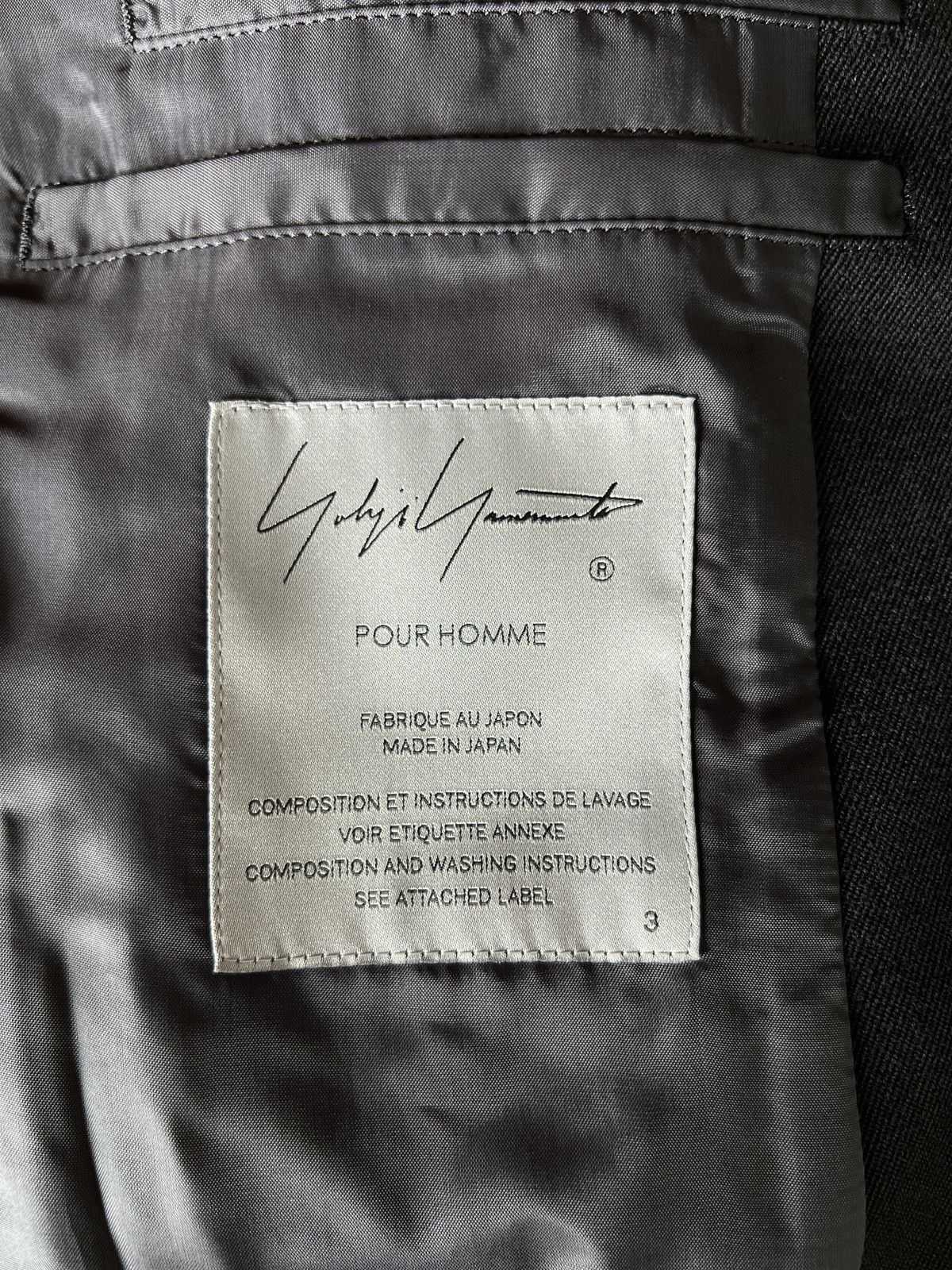 Yohji Yamamoto Yohji Yamamoto Pour Homme - 5 BELTS DOUBLE BREASTED JACKET Size US L / EU 52-54 / 3 - 15 Thumbnail