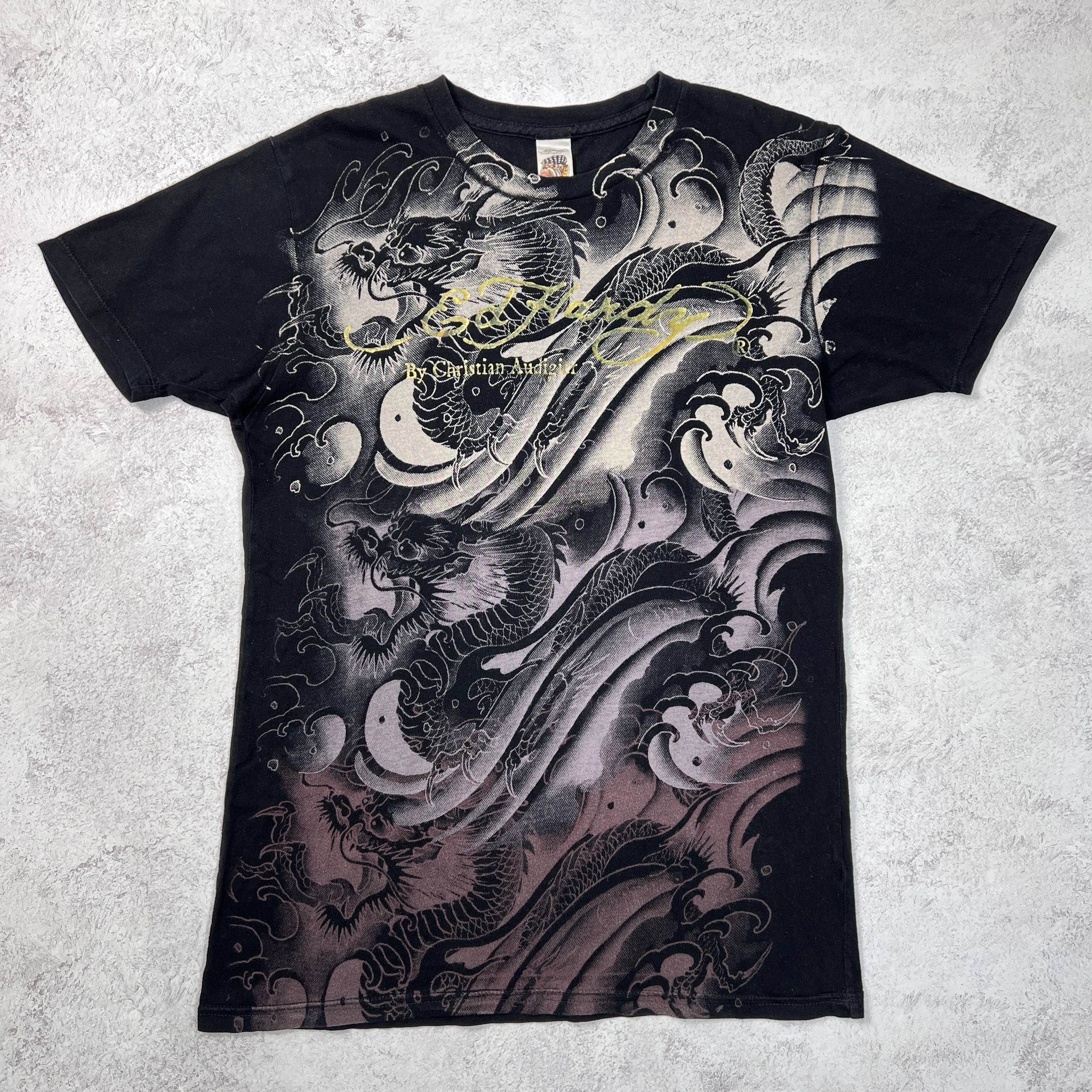 Ed Hardy Ed Hardy by Christian Audigier T-Shirt Dragon Tattoo Print Size US S / EU 44-46 / 1 - 1 Thumbnail