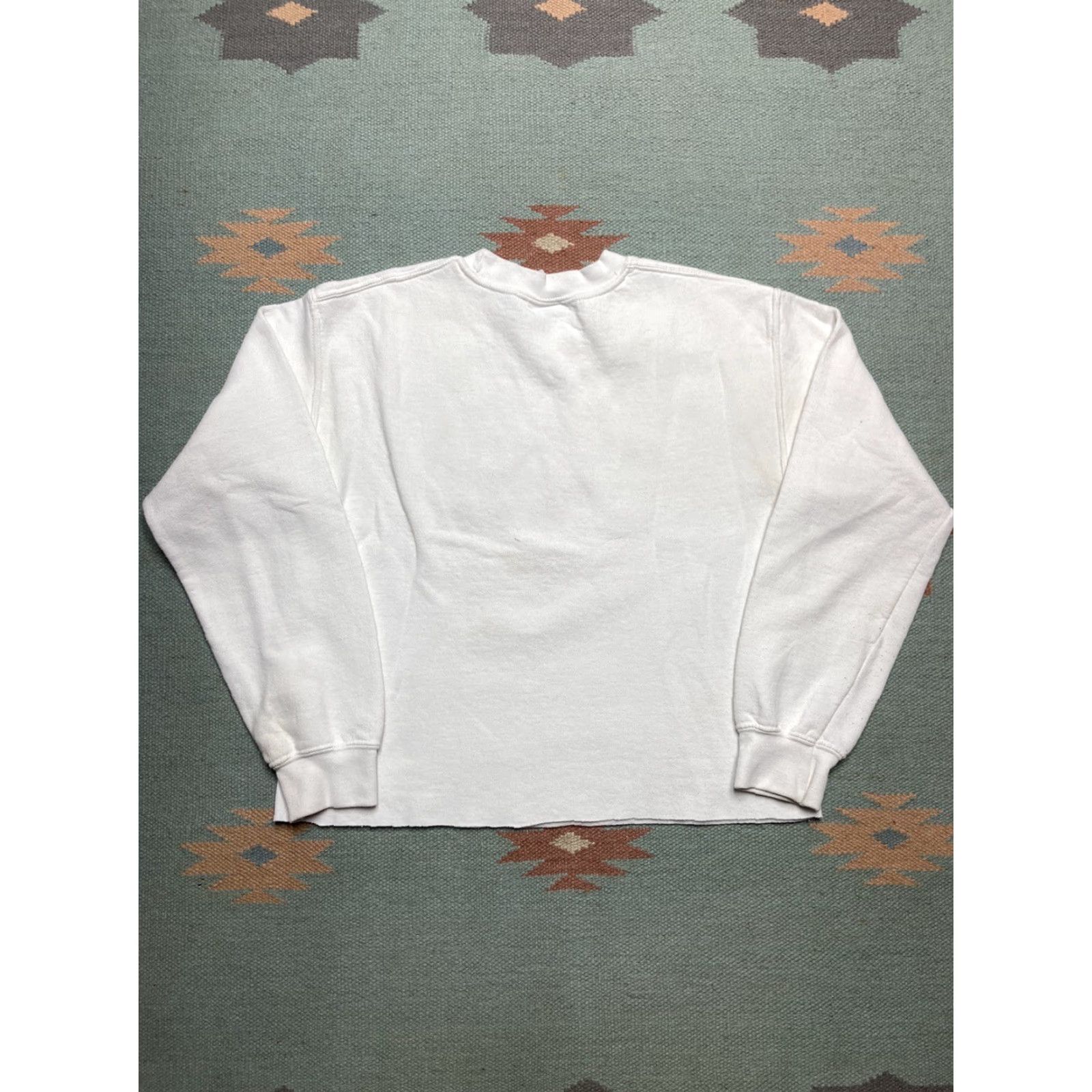 Vintage VINTAGE Michigan State Crewneck Sweatshirt Cropped Small College MSU Women S White Crew Neck Pullover Size S / US 4 / IT 40 - 7 Thumbnail