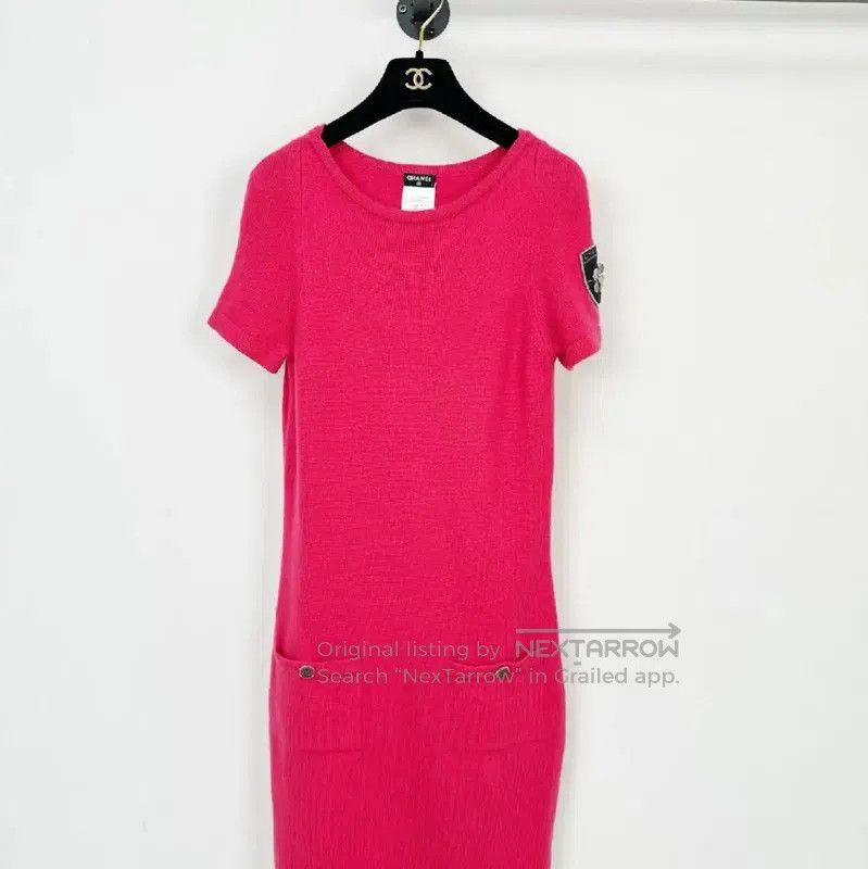 Chanel Chanel Summer Pink Cashmere Dress . Size S / US 4 / IT 40 - 1 Thumbnail