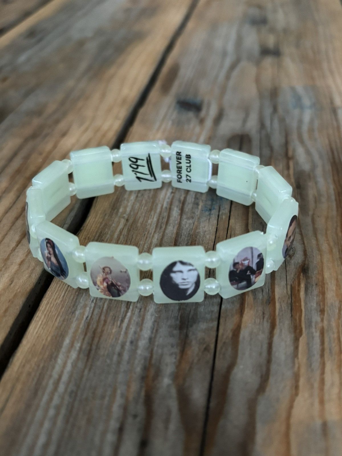 bazo1199 fakemink ホワイト Bazo 1199 / Fakemink Bracelets (White & Glow in the dark)