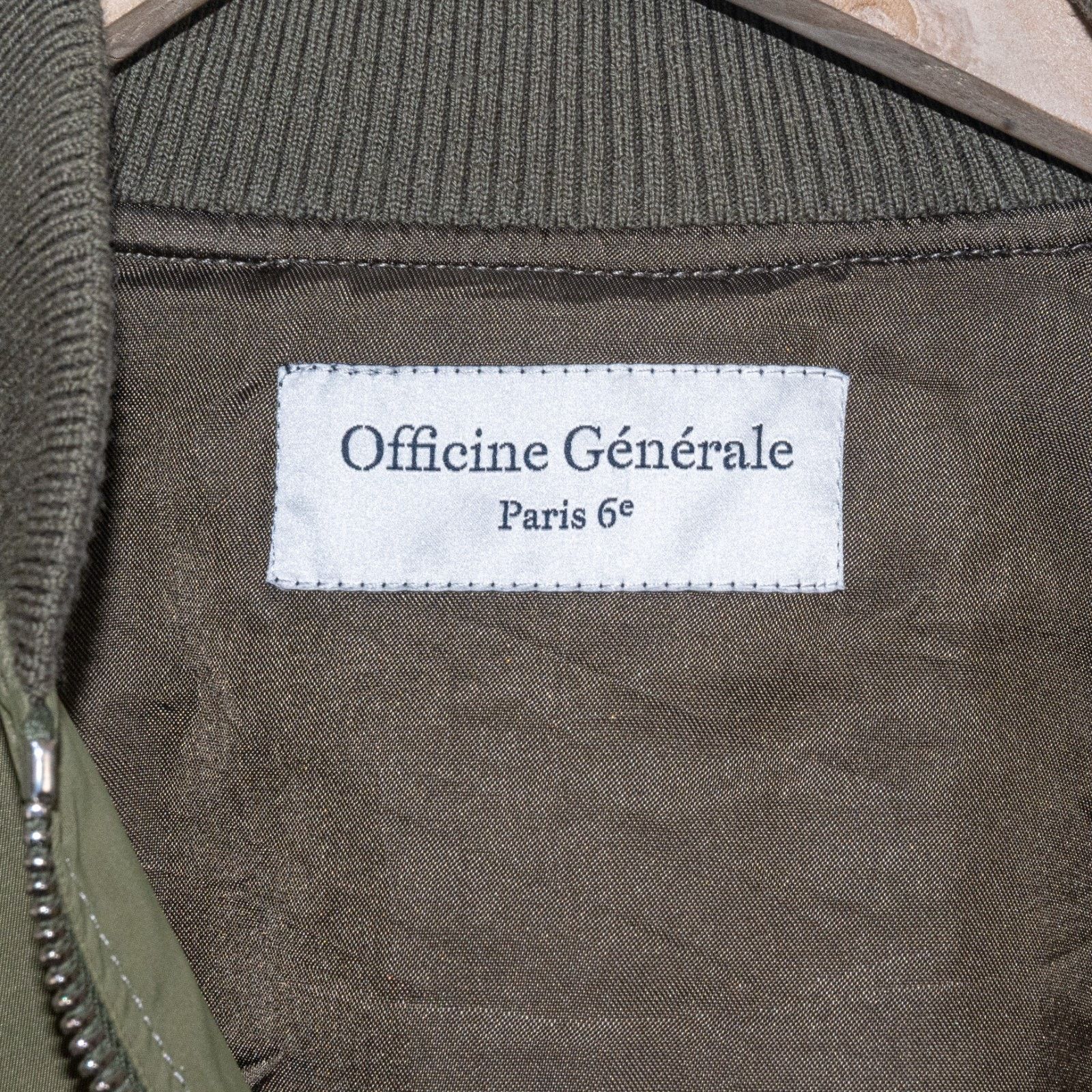 Officine Generale OfficIne Generale $720 Nanni Nylon Bomber Jacket Green Size L / US 10 / IT 46 - 3 Thumbnail