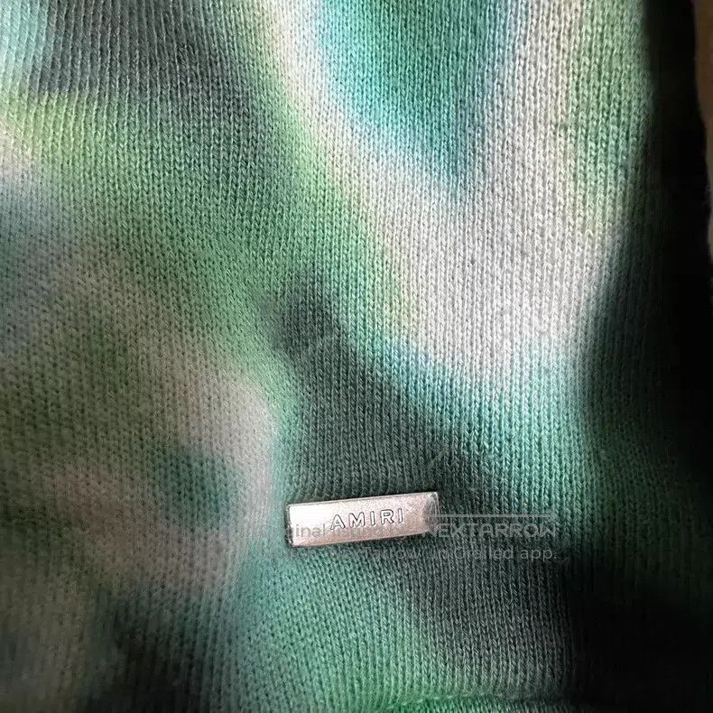 Amiri Amiri Green tie-dye hoodie Size US XS / EU 42 / 0 - 9 Thumbnail