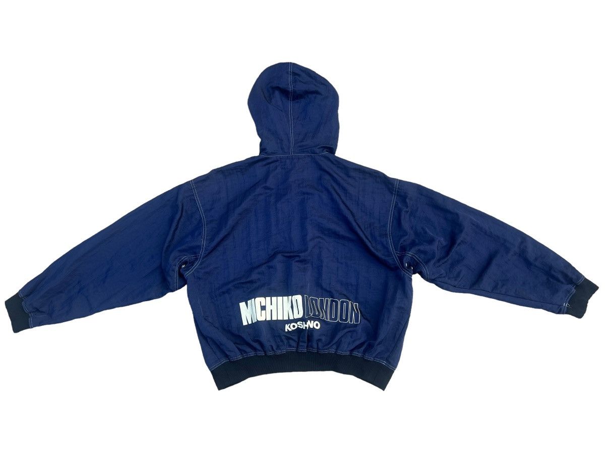 Michiko Koshino London Vtg 90s Michiko Koshino "WET OR DRY" Cropped Bomber Jacket Size US L / EU 52-54 / 3 - 2 Thumbnail