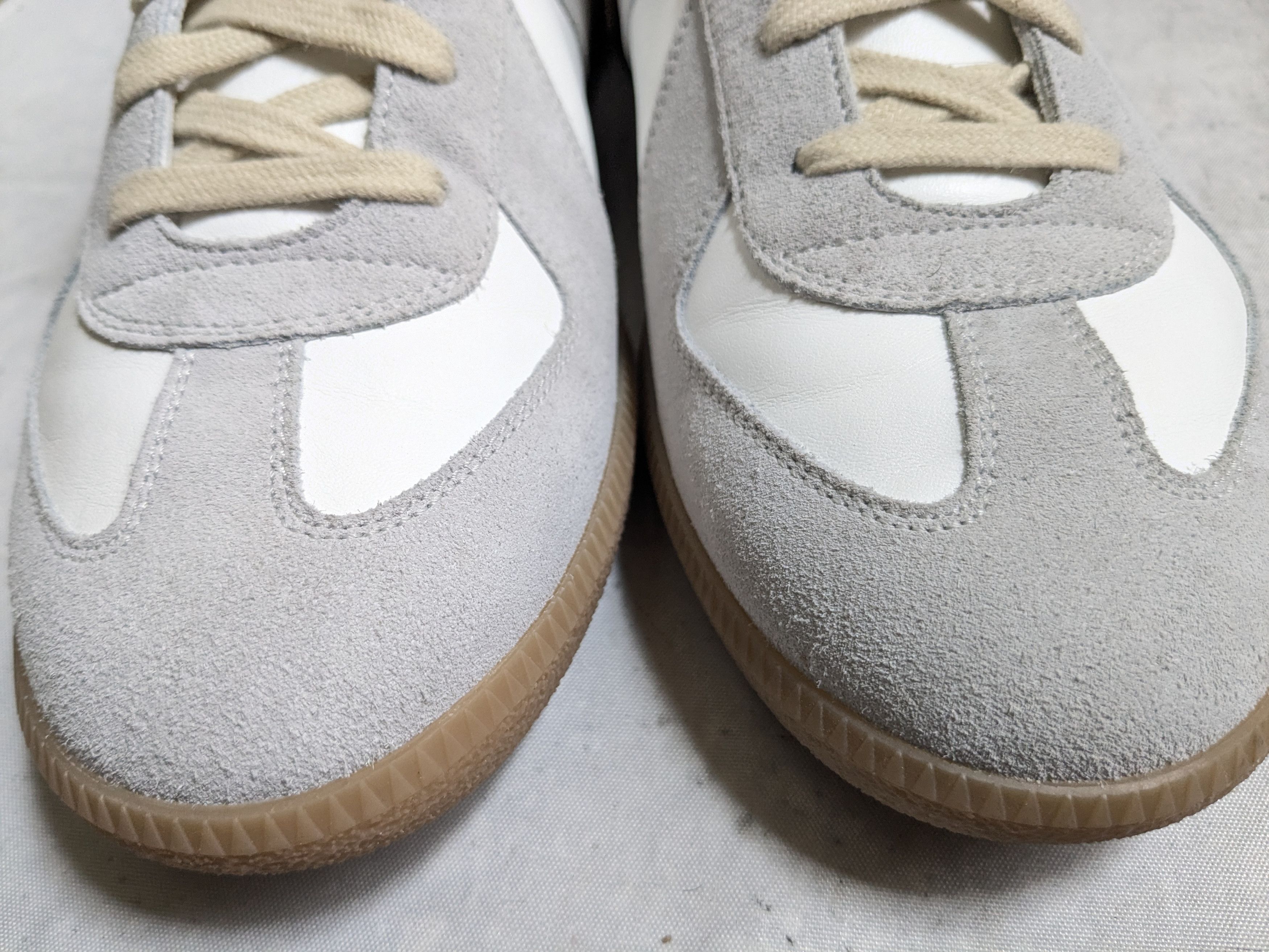Maison Margiela Maison Margiela GAT Replica White Gray 11 44 Low Top Size US 11 / EU 44 - 3 Thumbnail