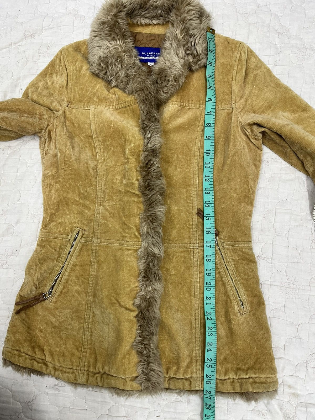 Burberry BURBERRY BLUE LABEL FUR CORDUROY JACKET Size S / US 4 / IT 40 - 19 Thumbnail