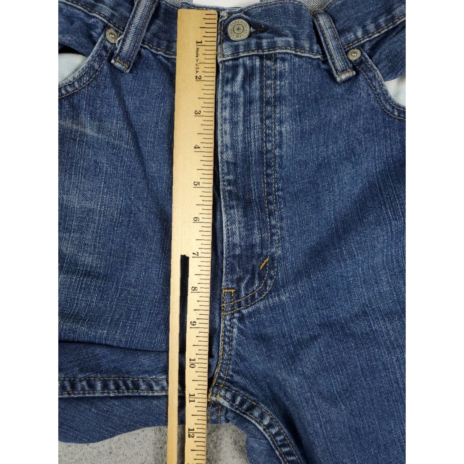 Levi's Levis 559 Mens Relaxed Straight Leg Blue Denim Jeans 38x28 Pants Size US 38 / EU 54 - 3 Thumbnail