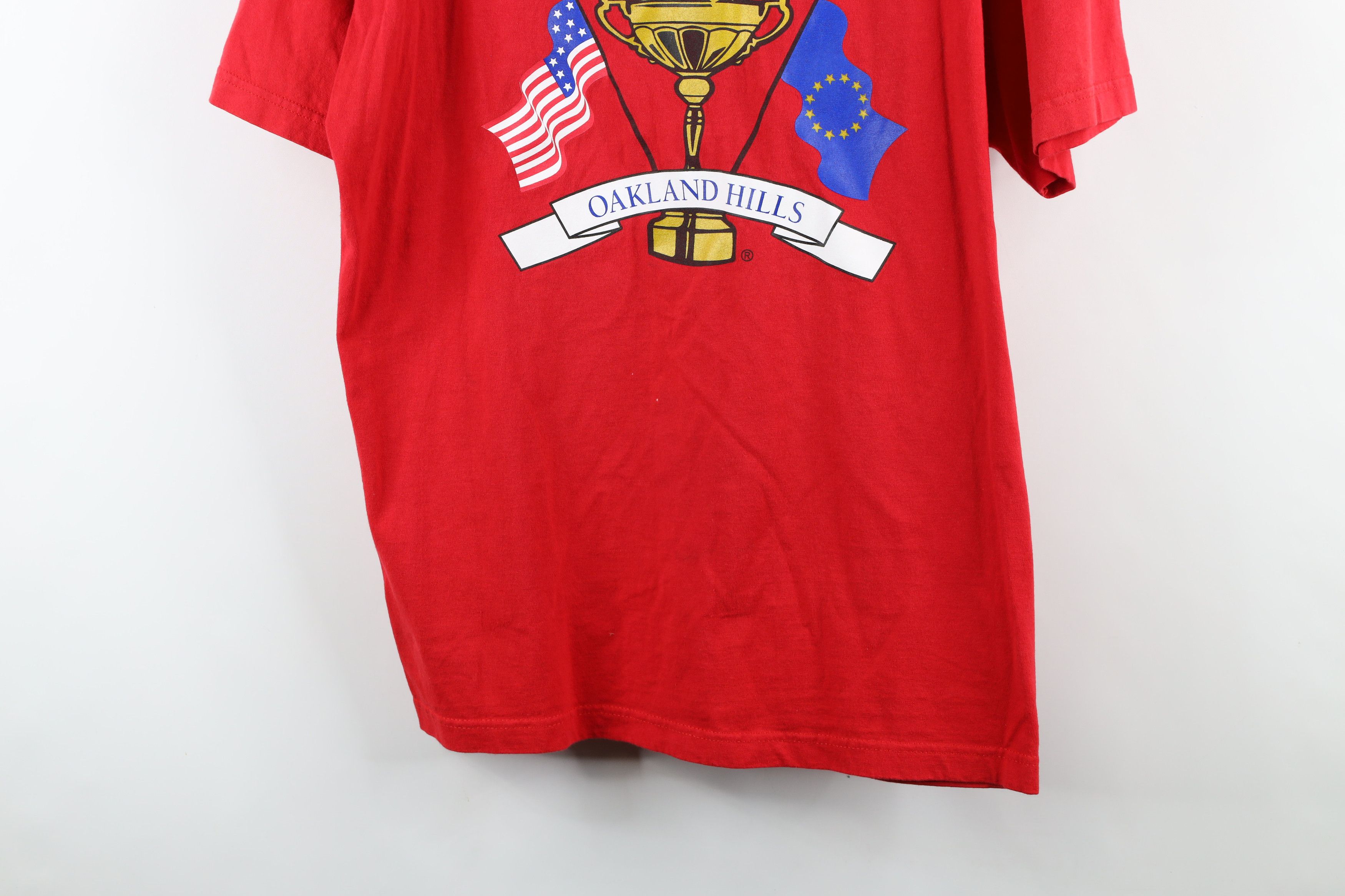 Vintage Vintage Y2K 2004 Cup Oakland Hills Golf Golfing T-Shirt Red Size US XL / EU 56 / 4 - 3 Thumbnail