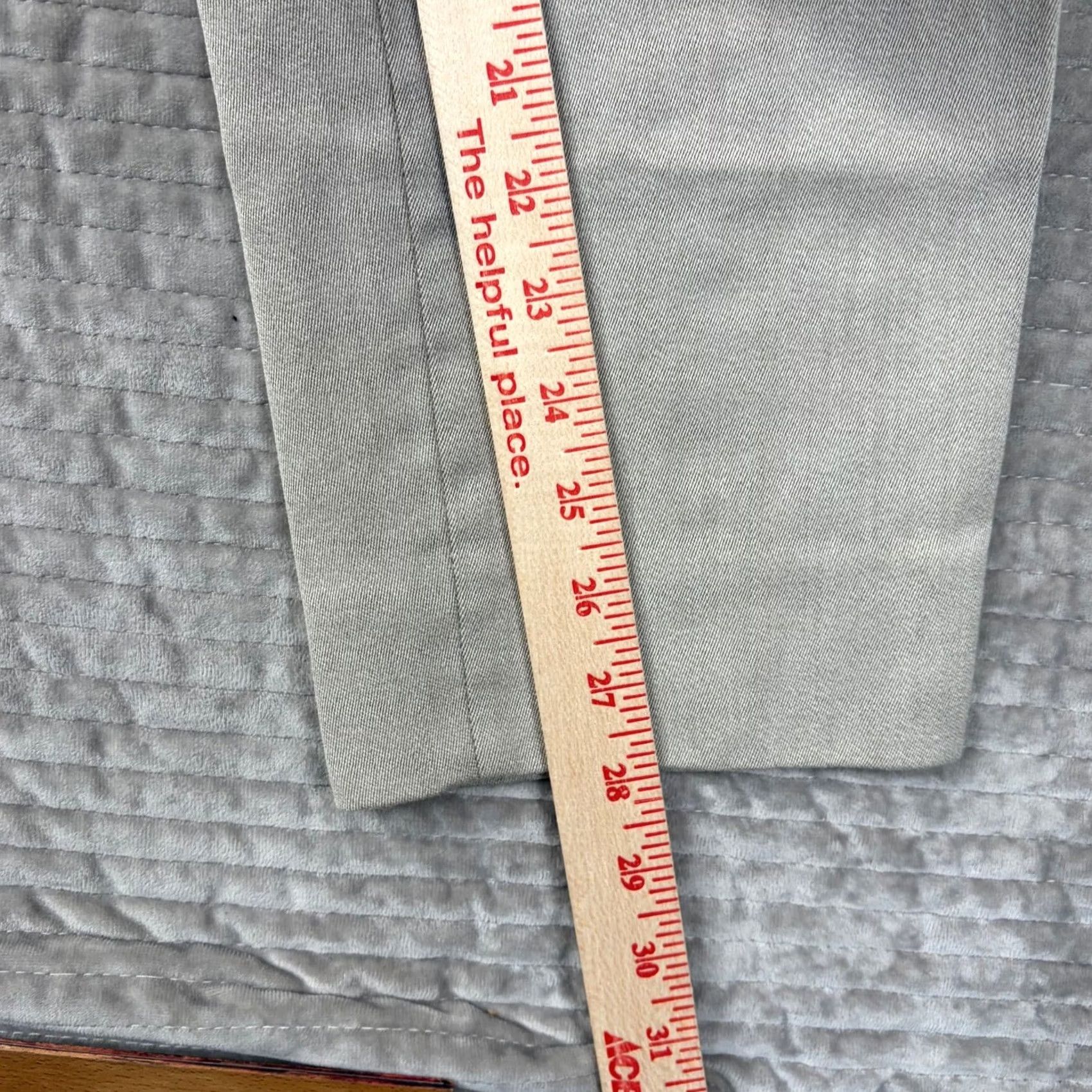 Vintage VINTAGE VESTIMENTA Pants Womens 27 Beige Italy High Waisted Wool Trousers Tapered Leg Size 27" / US 4 / IT 40 - 4 Thumbnail