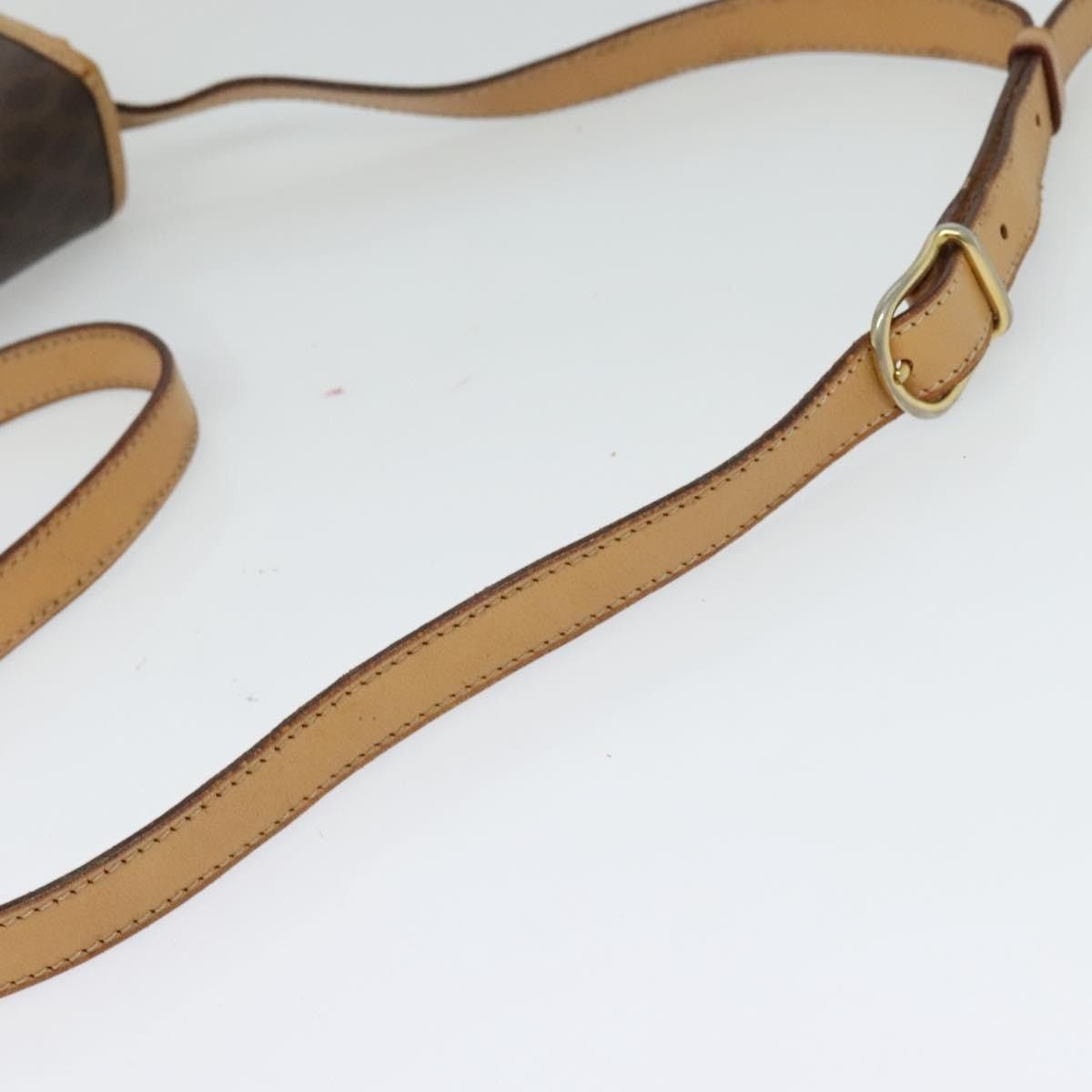 Celine CELINE Macadam Canvas Shoulder Bag Pvc Leather Brown Gold Size ONE SIZE - 7 Thumbnail