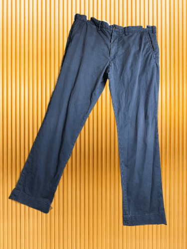 Polo Ralph Lauren × Vintage Polo by Ralph Lauren Blue Chino Trousers Pants Size US 38 / EU 54 - 1 Thumbnail