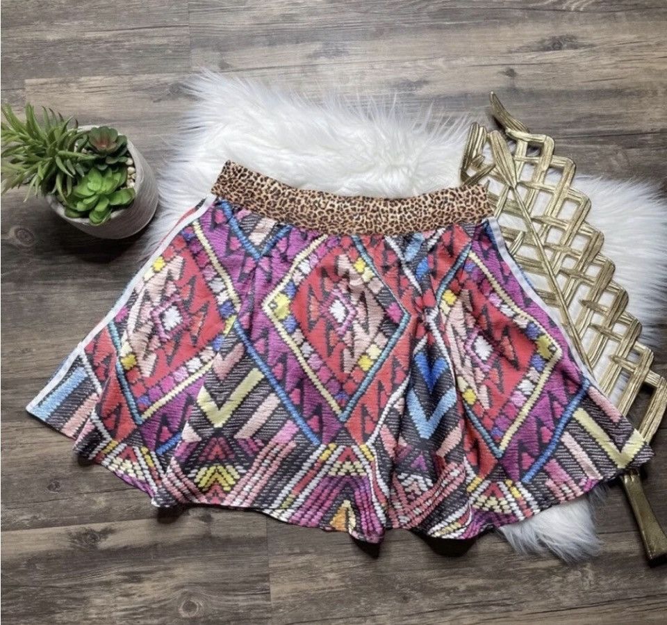 Adidas Adidas x FARM Originals Three Stripe Logo A Line Skirt Size 27" / US 4 / IT 40 - 6 Thumbnail