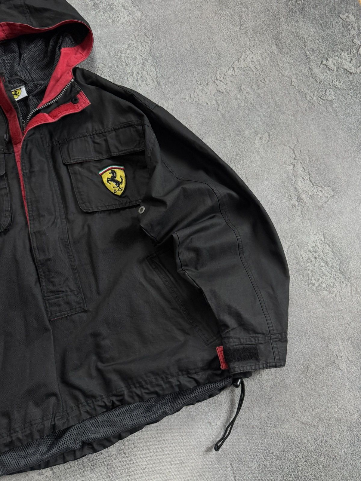 Ferrari Ferrari L/size waxed cotton vintage anorak jacket retro 90s Size US L / EU 52-54 / 3 - 4 Thumbnail