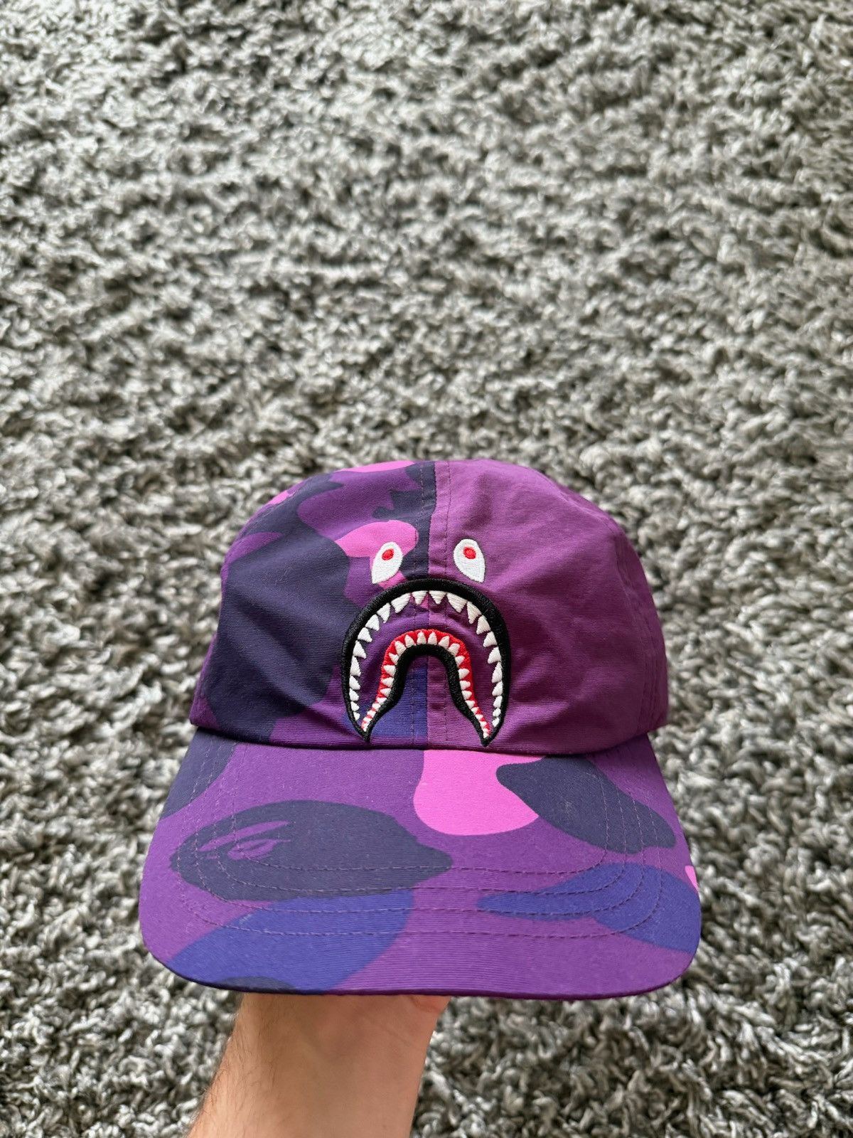 Bape Bape Purple Camo Cap Size ONE SIZE - 1 Thumbnail