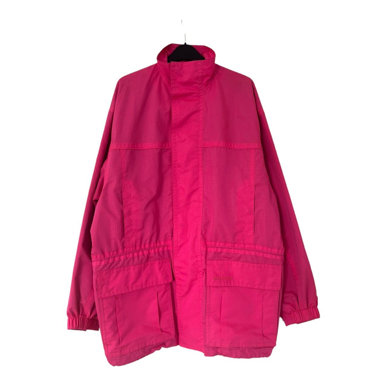 image of Balenciaga Light Windbreaker Track Jacket Pink 36, Women's (Size XS)