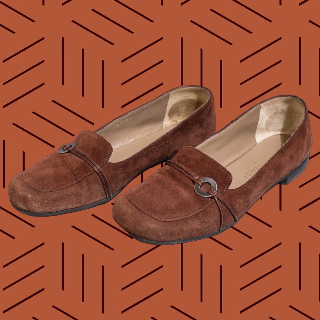Bruno Magli Bruno Magli Brown Suede Flats Size 7 Womens Leather Upper? Size US 7 / IT 37 - 1 Thumbnail
