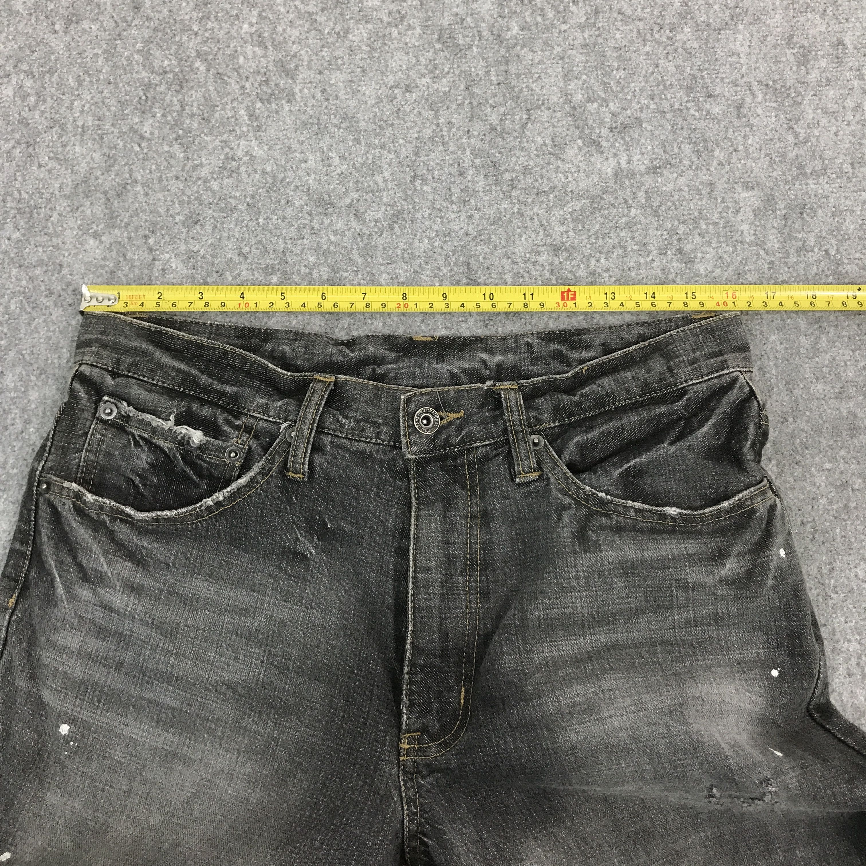 Japanese Brand BOOTCUT BLACK FADED DENIM JAPANESE BRAND PANTS Size US 31 - 8 Thumbnail