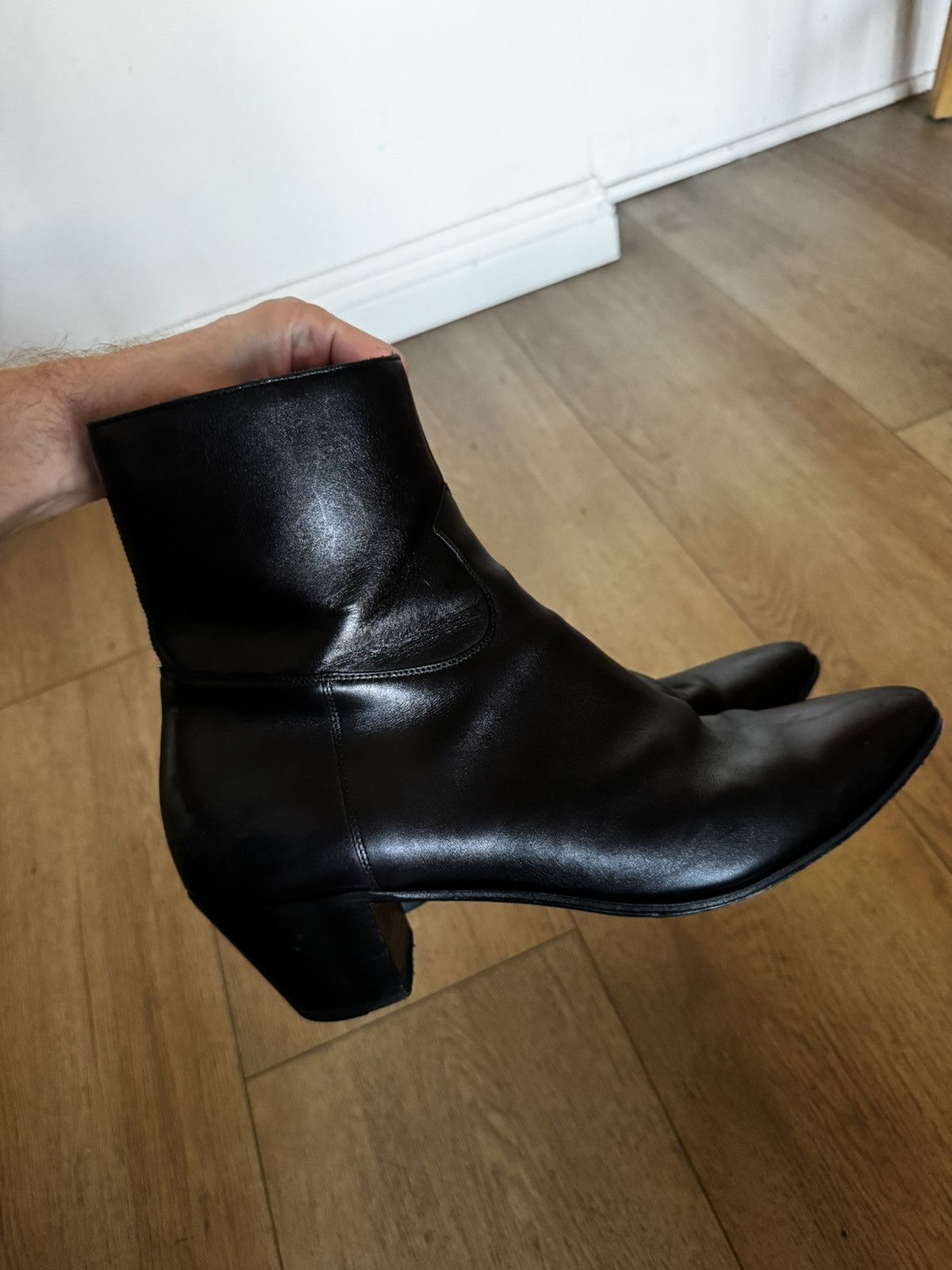 Celine Leather Jacno Boots Size US 10 / EU 43 - 1 Thumbnail