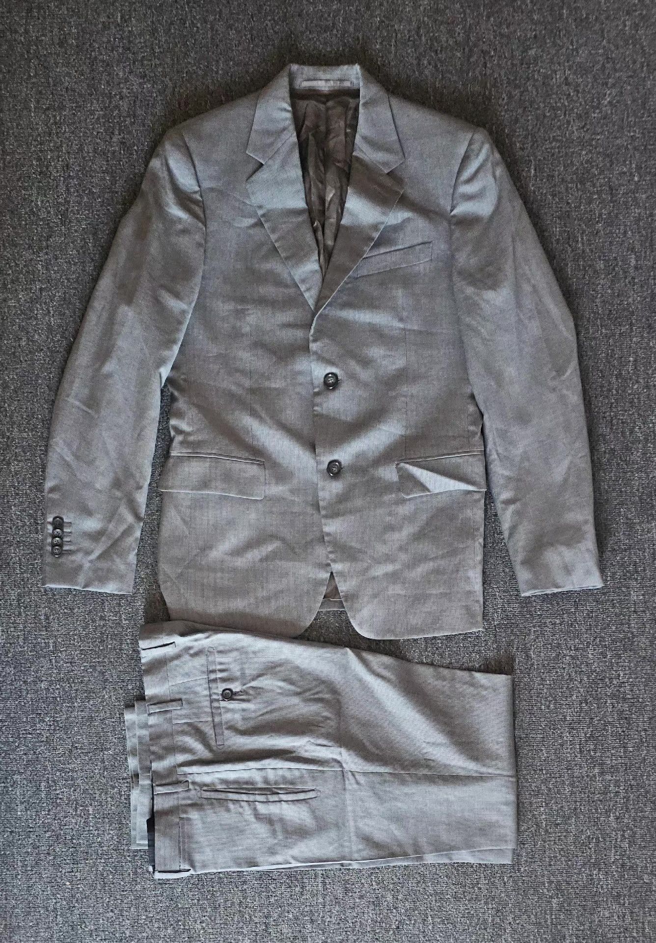 Prada Gray Two-Piece Suit Set Size US M / EU 48-50 / 2 - 1 Thumbnail