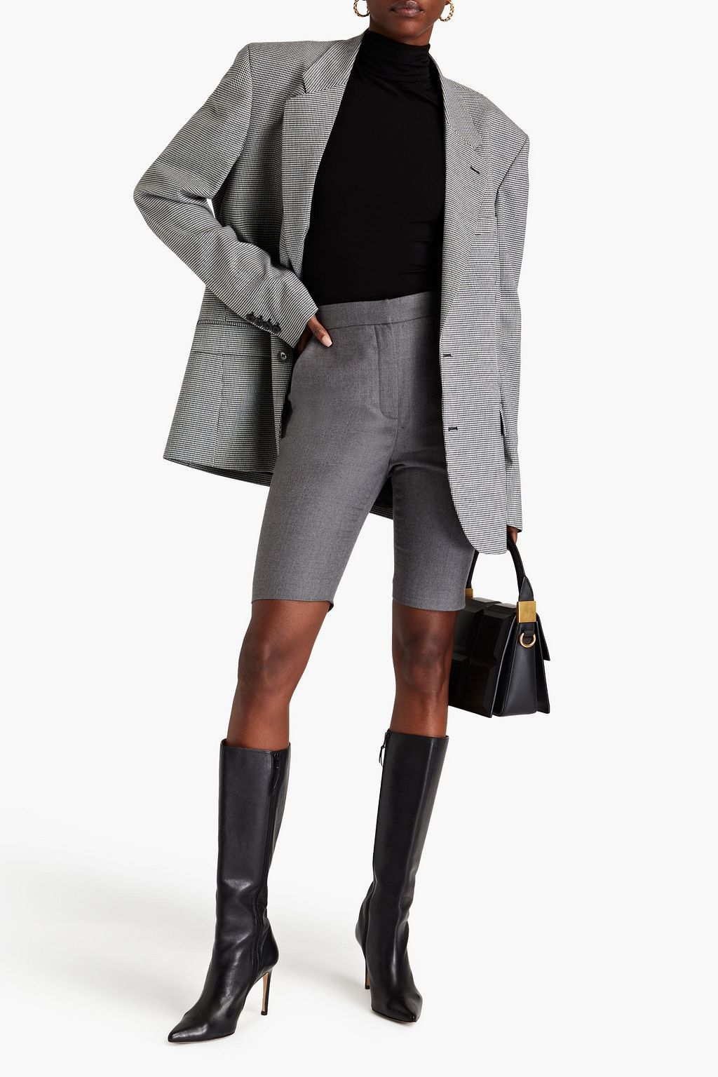 Balmain o1y0625 Short in Gray Size 28" / US 6 / IT 42 - 2 Thumbnail