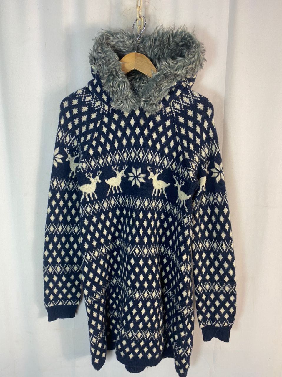 Zara Zara knitwear fur hoodie shirt Size S / US 4 / IT 40 - 1 Thumbnail
