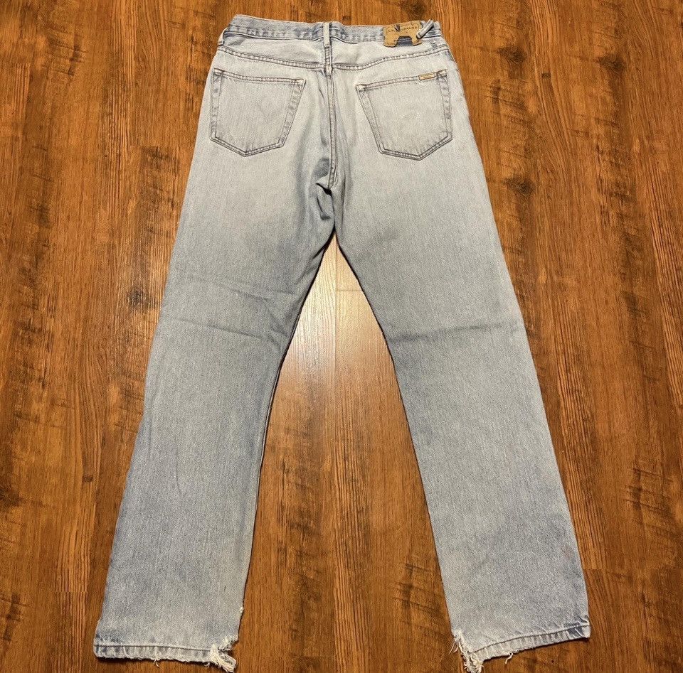 Levi's Vintage Levi’s Straight Leg Light Wash Distressed Jeans Size US 34 / EU 50 - 5 Thumbnail