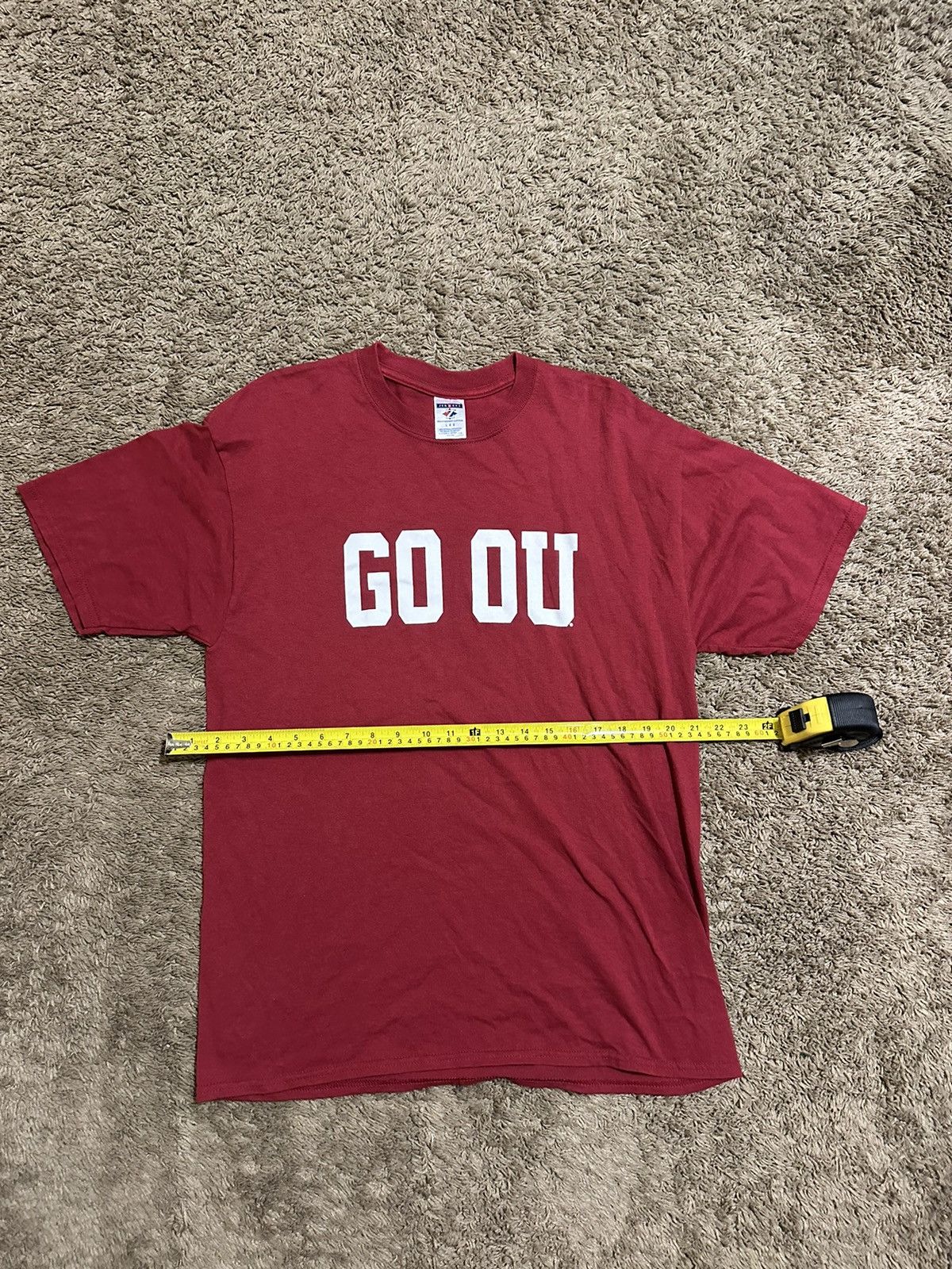 NCAA × Vintage Vintage NCAA Oklahoma Sooners “go OU” shirt 90s size large Size US L / EU 52-54 / 3 - 4 Thumbnail