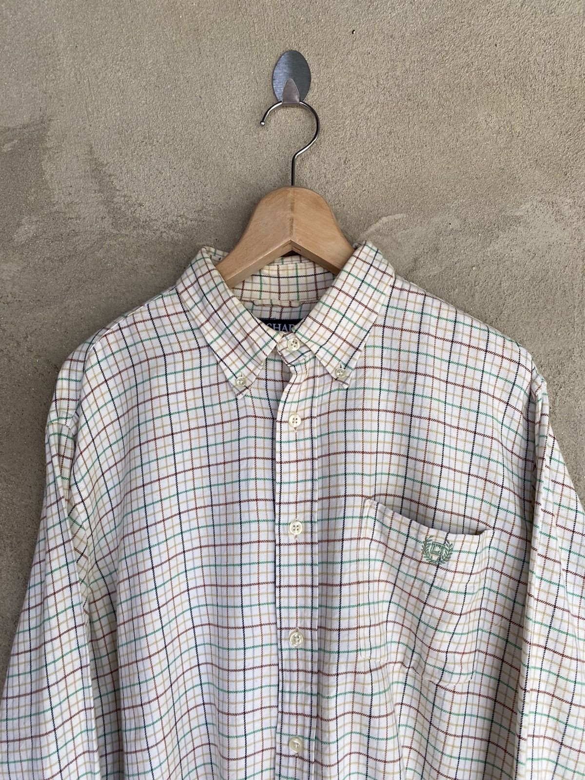 Chaps Vintage Chaps Plaid Tartan Flannel Shirt Button Up Size US XL / EU 56 / 4 - 3 Thumbnail