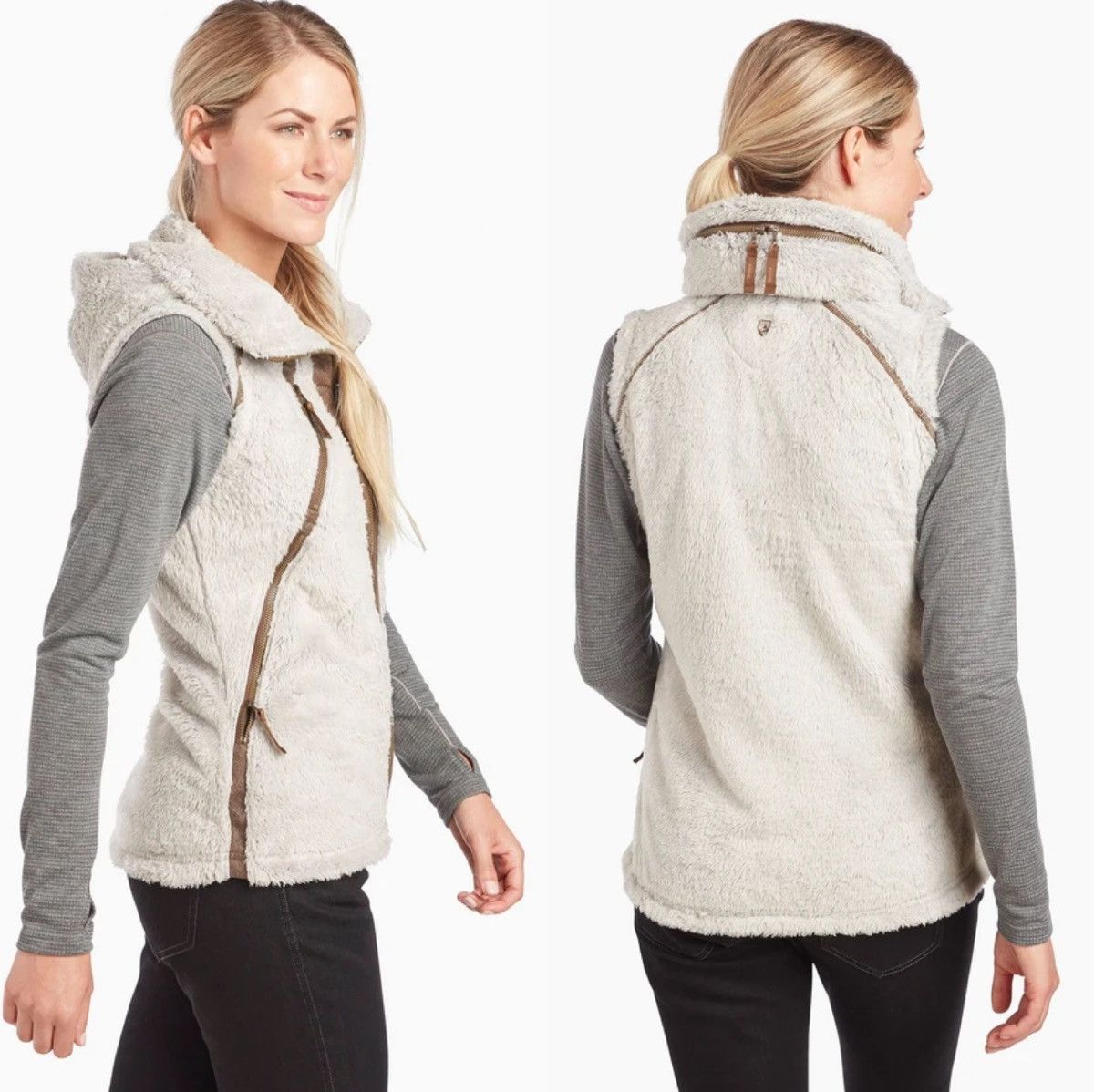 Kuhl Kuhl Flight Full Zip Up Vest Jacket Sleeveless Fleece Hooded Size S / US 4 / IT 40 - 12 Thumbnail
